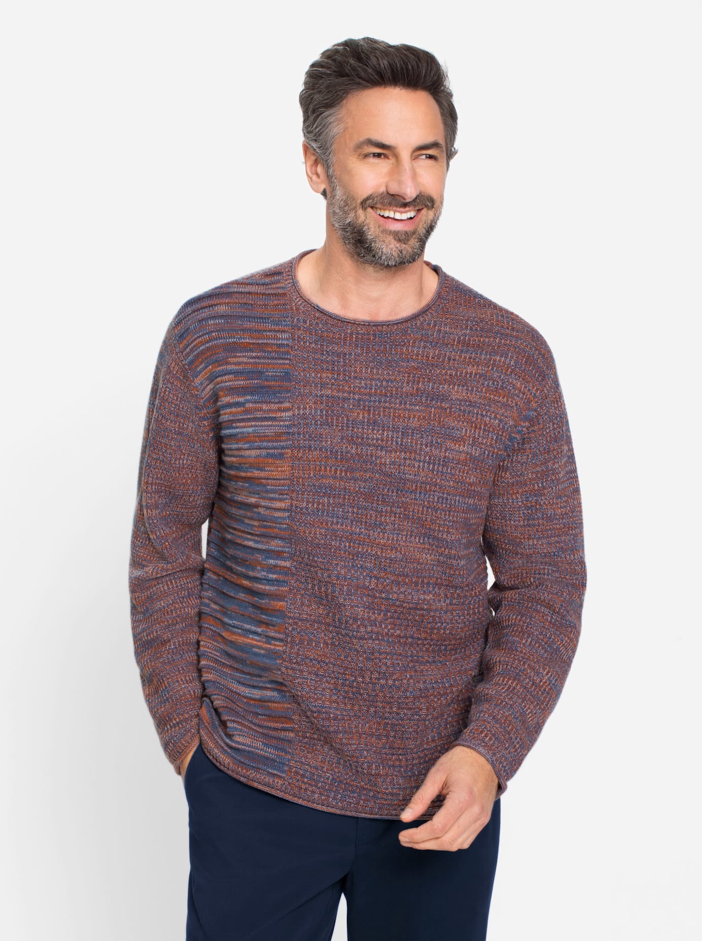 Marco Donati Rundhalspullover "Pullover"