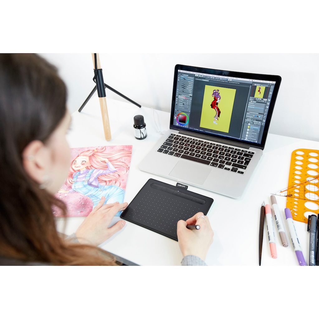 Wacom Eingabestift »Intuos S Bluetooth Black«