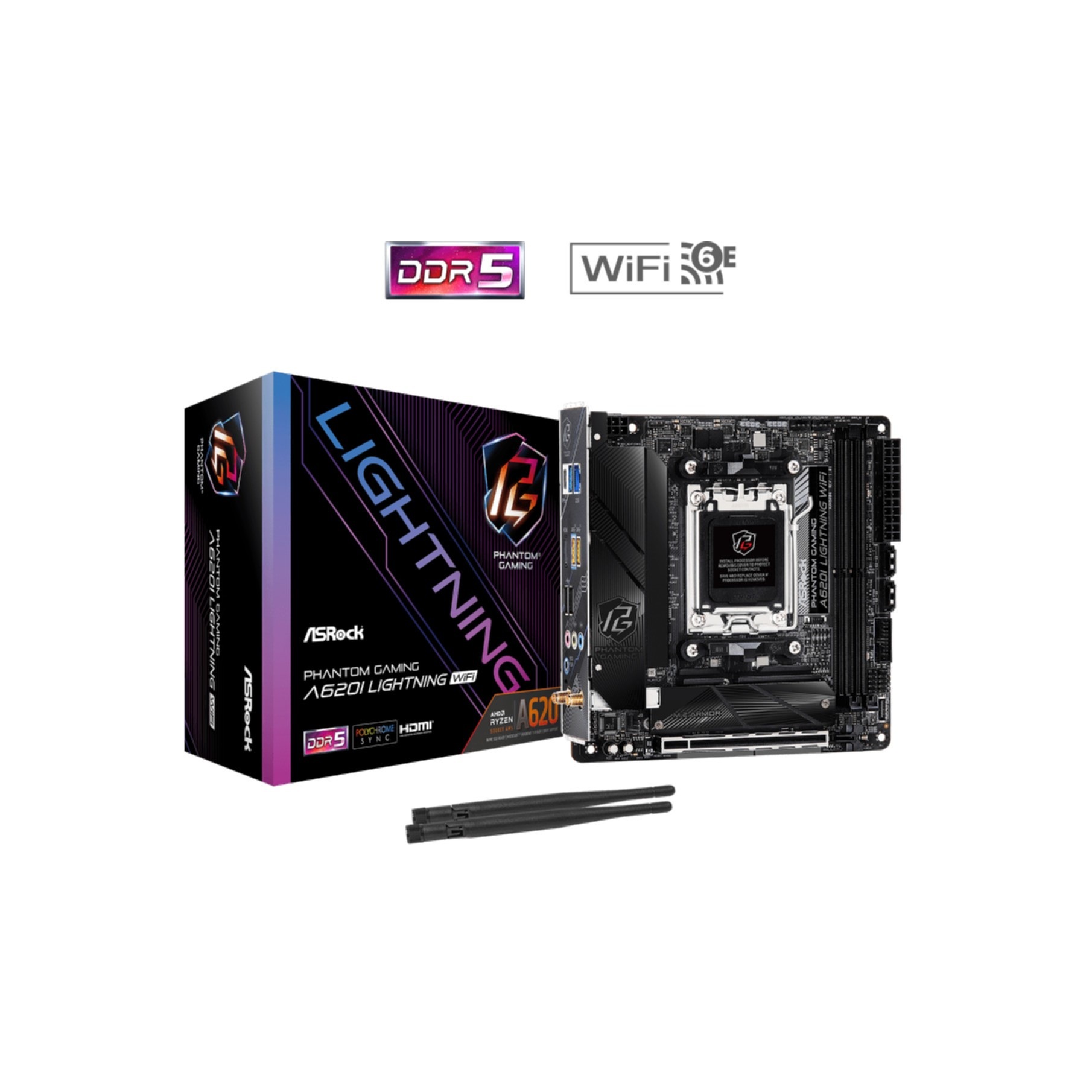 Asrock Mainboard »A620I Lightning WiFi«