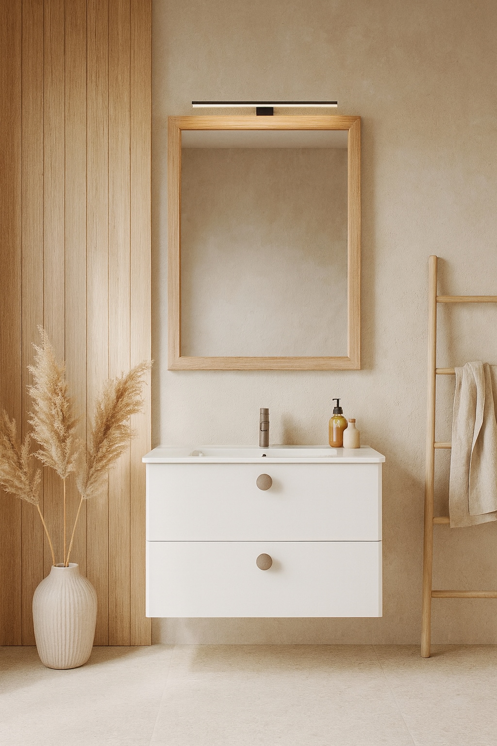 welltime Waschtisch "Round" FSC-zertifiziert, (2 Breiten: 61/81 cm H/T ca . günstig online kaufen