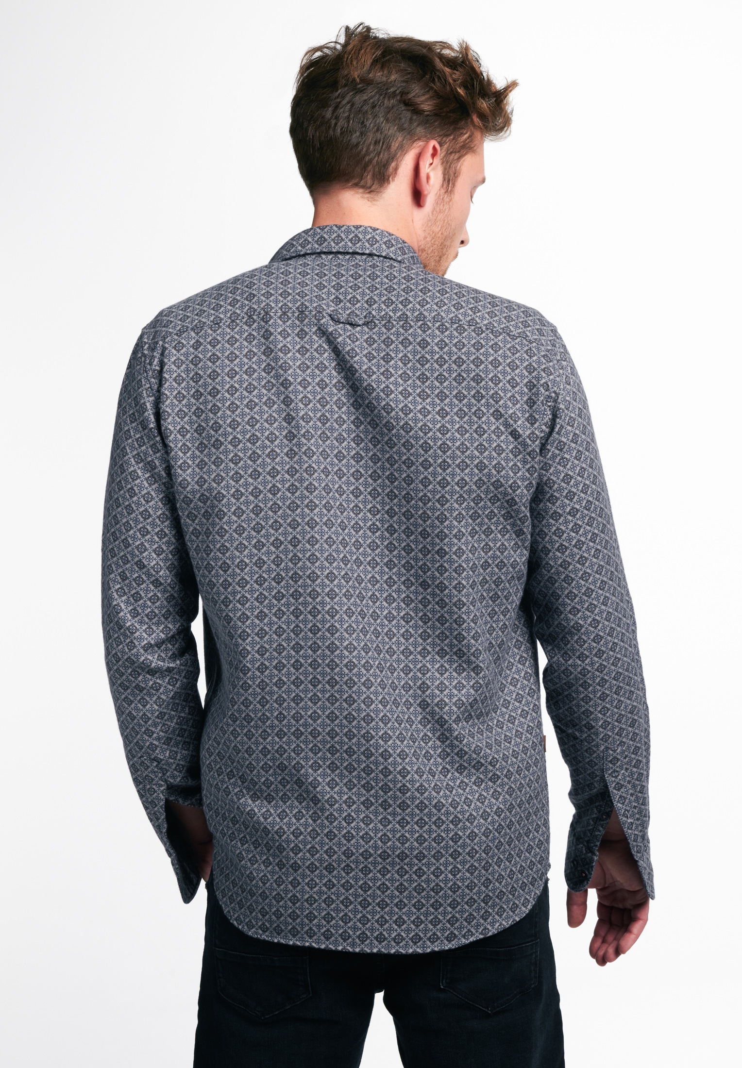 Eterna Langarmhemd "SLIM FIT" EASY IRON (bügelleicht) günstig online kaufen