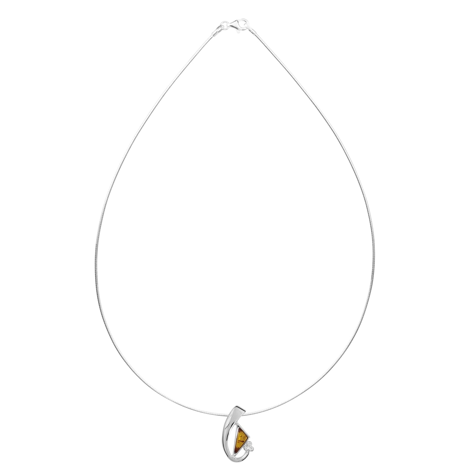 OSTSEE-SCHMUCK Halsreif »Ostsee-Schmuck Halsreif mit Anhänger Gleiter-Dagny«, (2 tlg.)