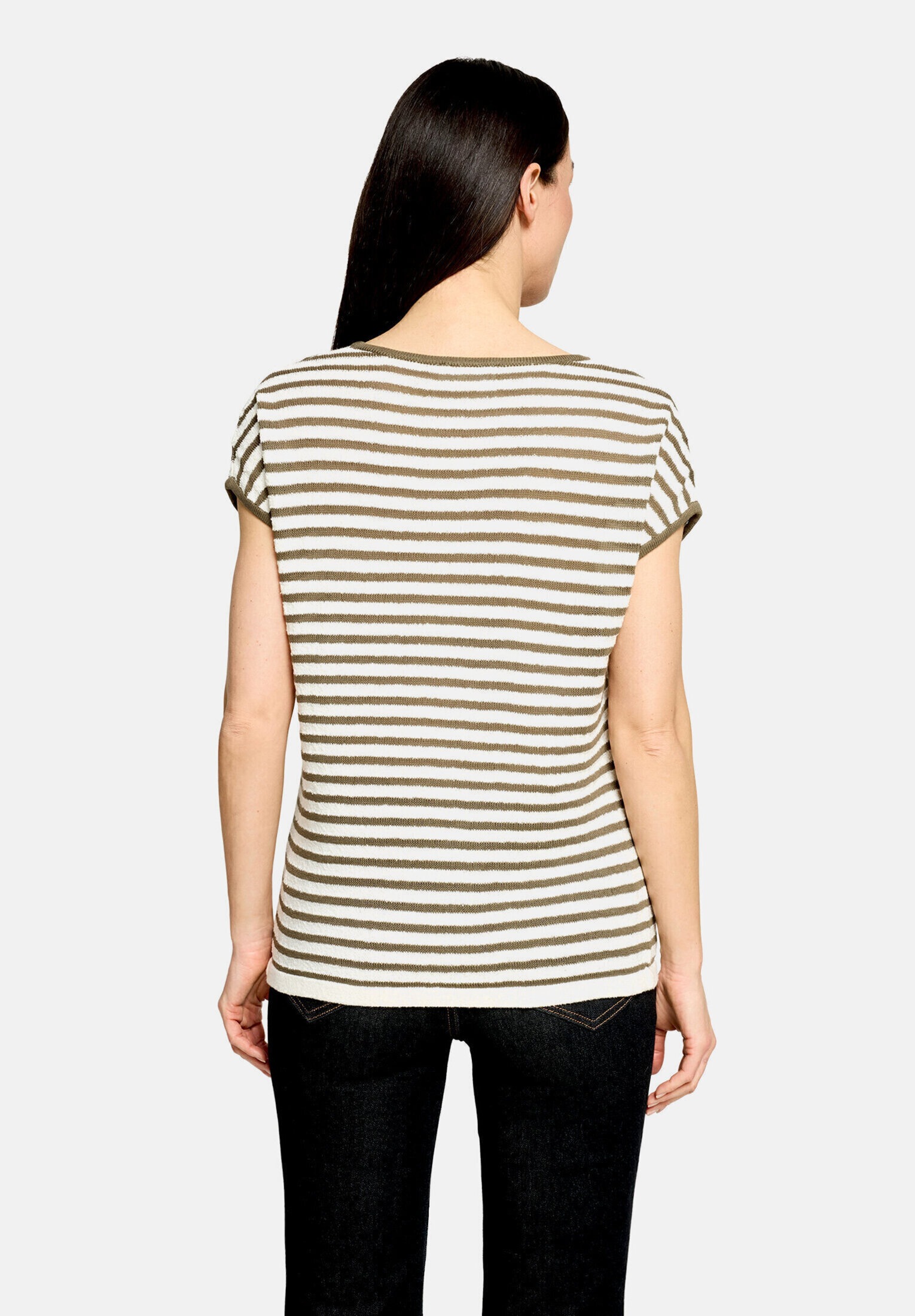 Cartoon Kurzarmshirt »Damen mit Streifen« 1 tlg.