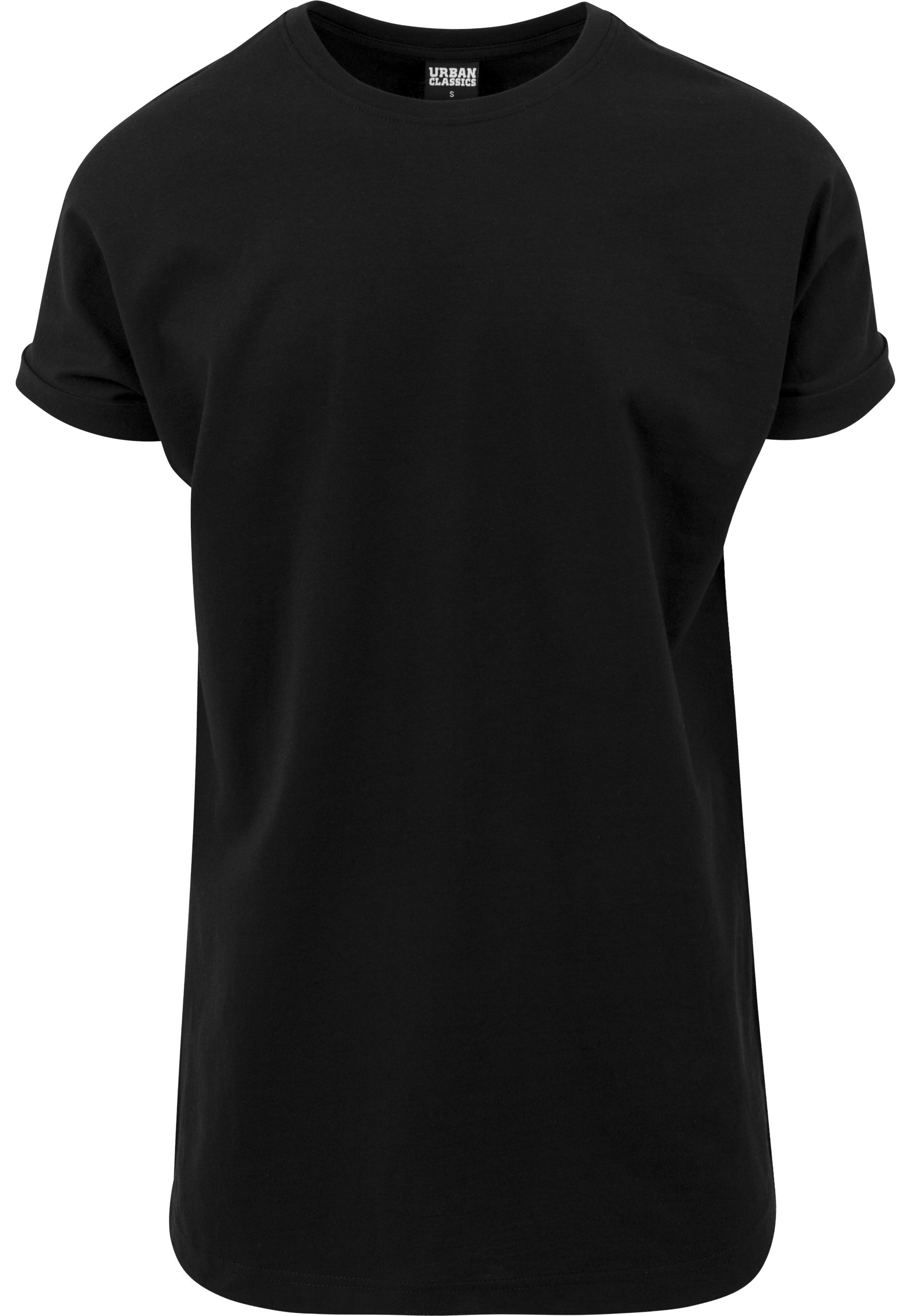 URBAN CLASSICS T-Shirt "Urban Classics Herren Long Shaped Turnup Tee" 1 Stk.