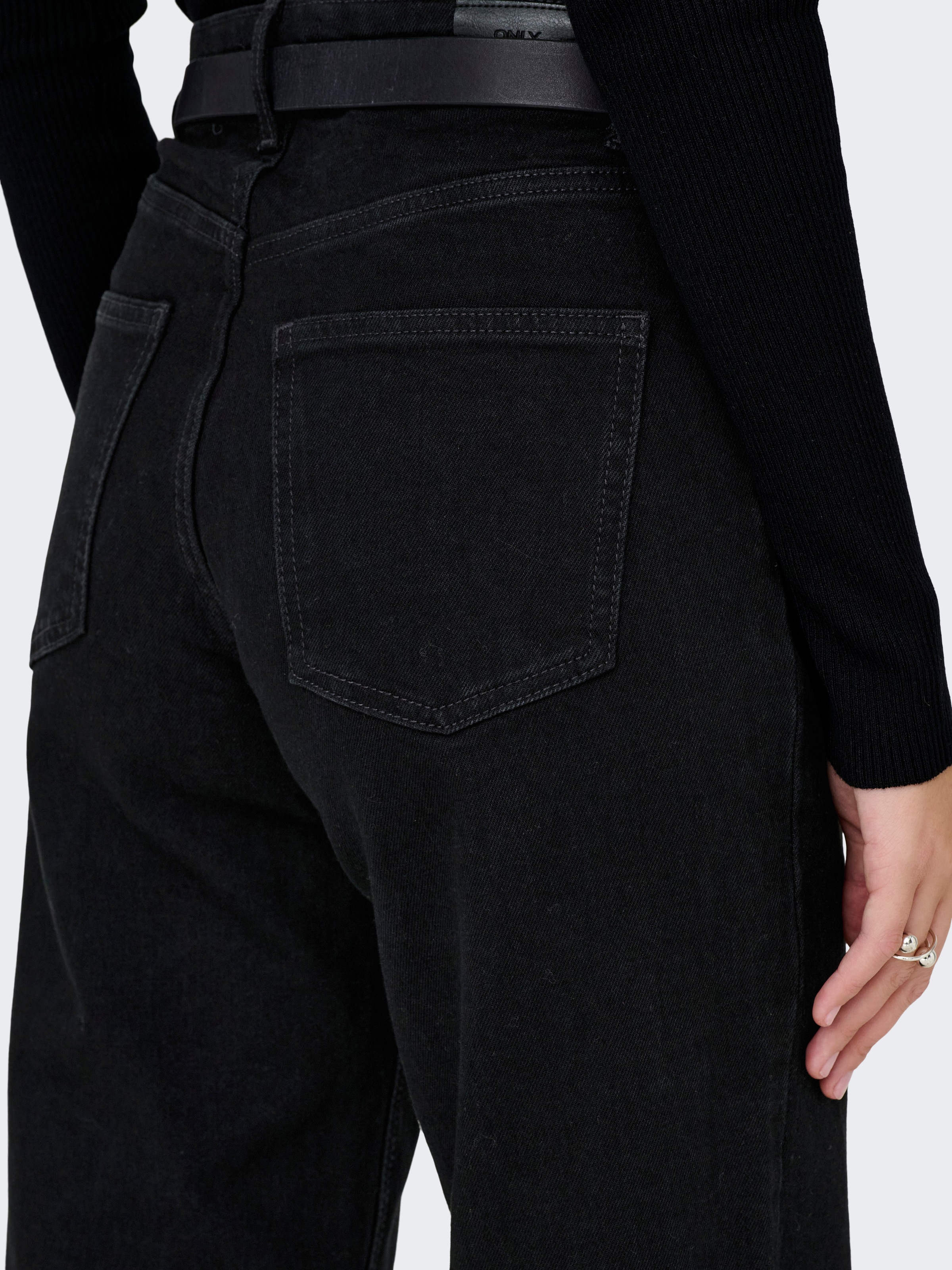 ONLY High-waist-Jeans "ONLJUICY HW WIDE DNM REA670" günstig online kaufen