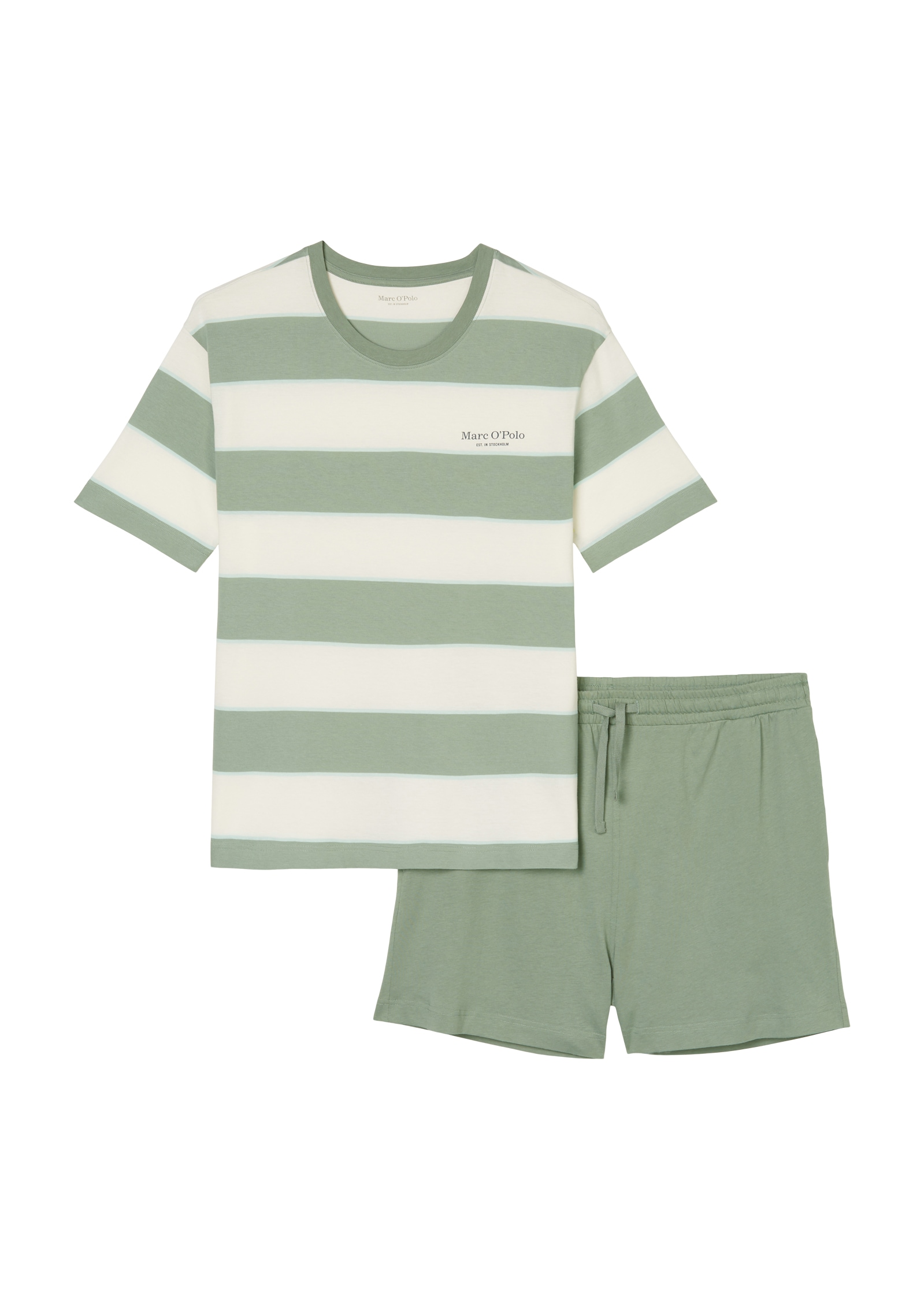 Marc OPolo Shorty "Mix & Match Cotton", (2 tlg.), bestehend aus T-Shirt und günstig online kaufen