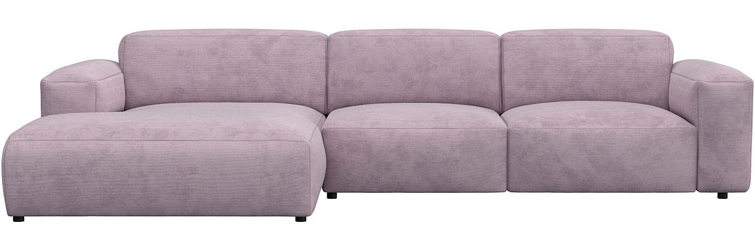 FLEXLUX Ecksofa "Lucera bequem und komfortabel durch hochwertigen Sitzaufba günstig online kaufen