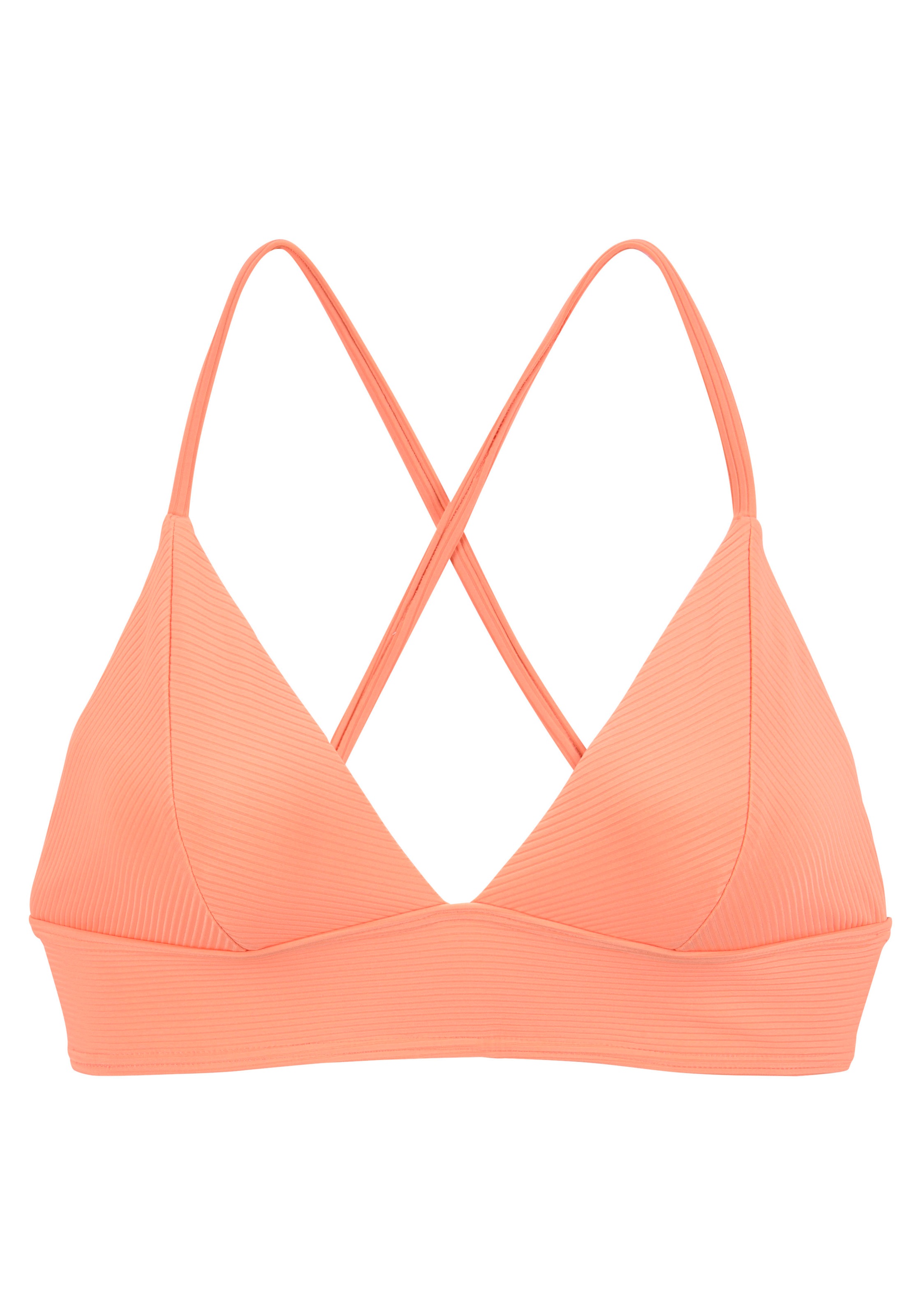 Venice Beach Triangel-Bikini-Top "Lucky" aus gerippter Strukturware günstig online kaufen