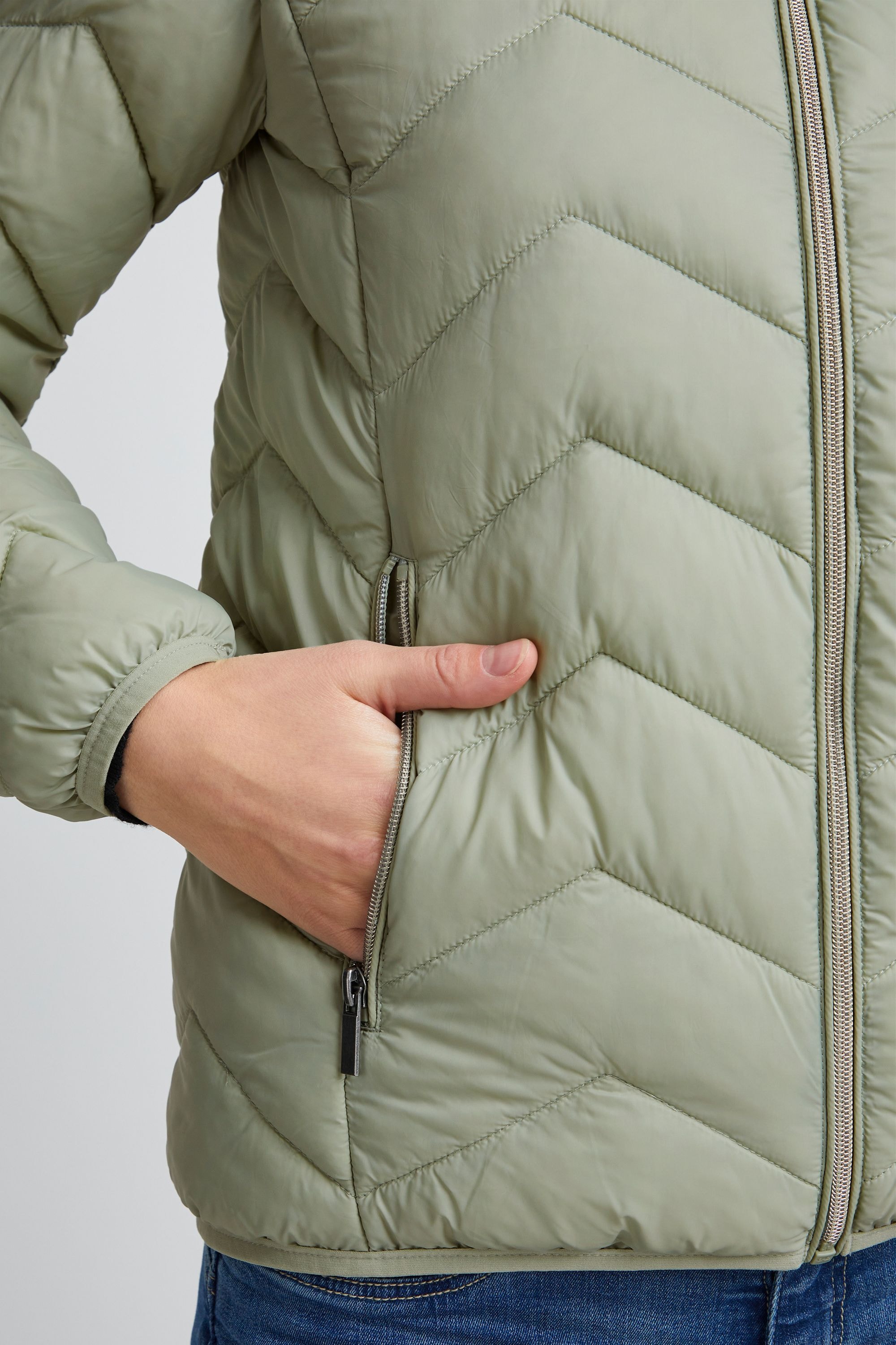 fransa Steppjacke »Steppjacke FRBapadding«, mit Kapuze