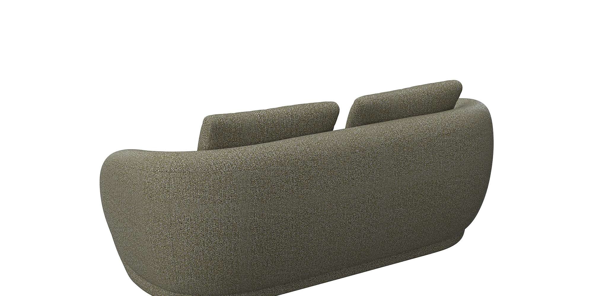 FLEXLUX 2,5-Sitzer »Torino, rund, Couch, Loveseat,«, Modernes, organisches Sofa-Design, Kaltschaum, Wellenunterfederung