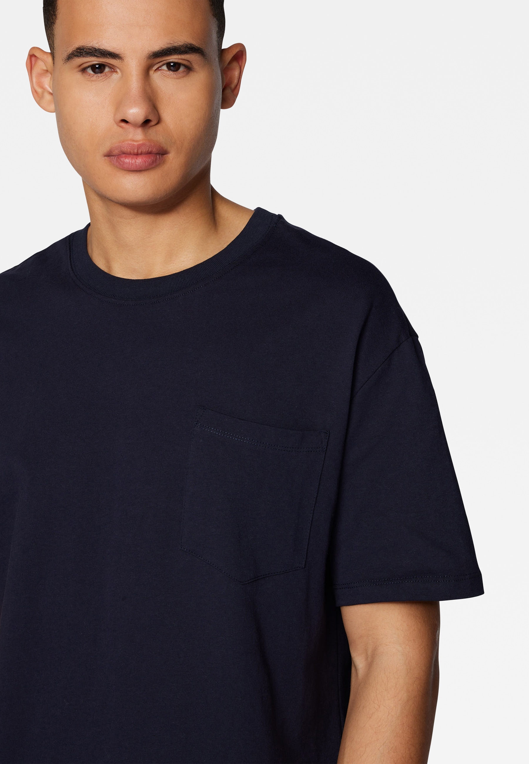 Mavi Rundhalsshirt »POCKET TEE« Basic Tee