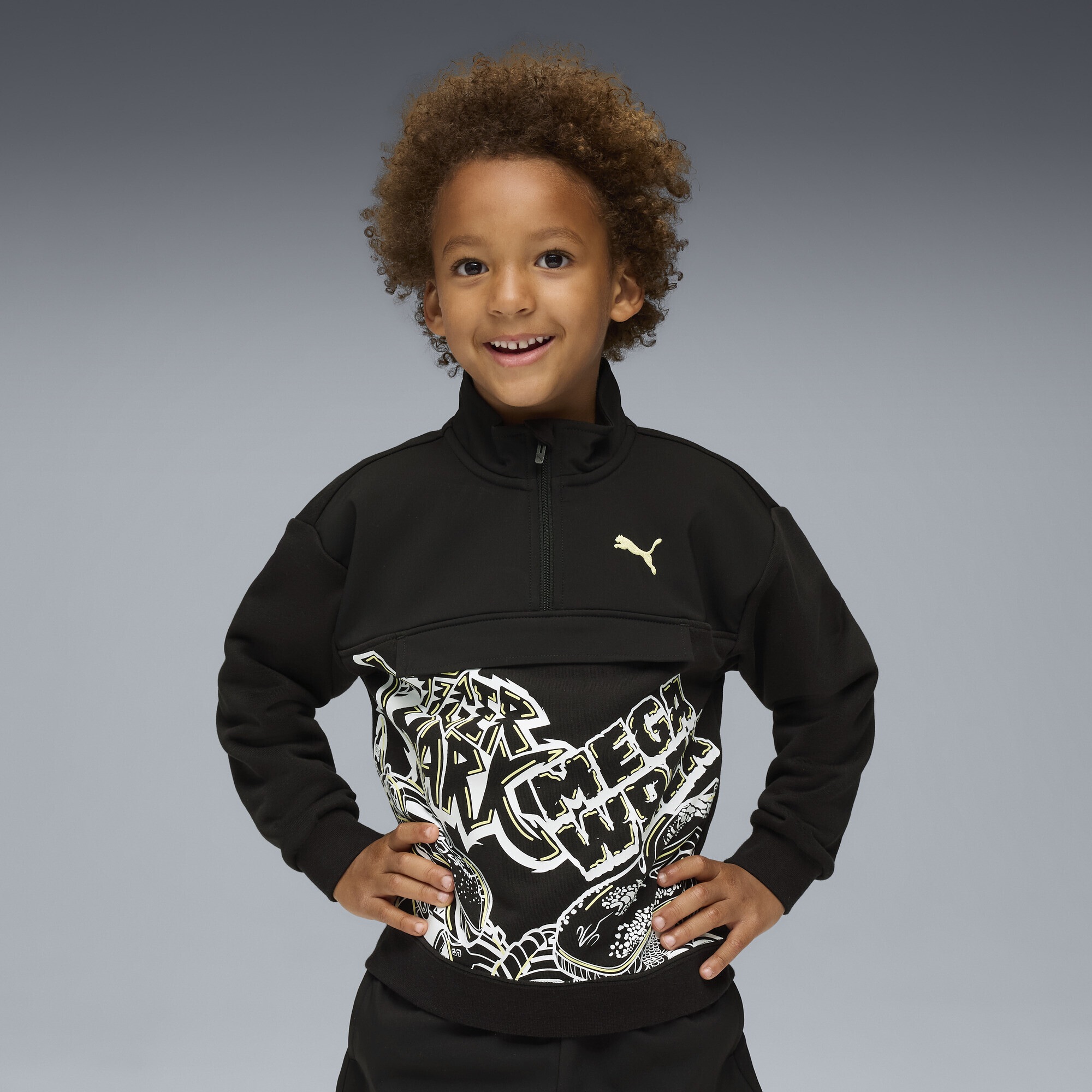 PUMA Rundhalspullover »PUMA x HOT WHEELS™ MONSTER TRUCKS Sweatshirt Jungen«