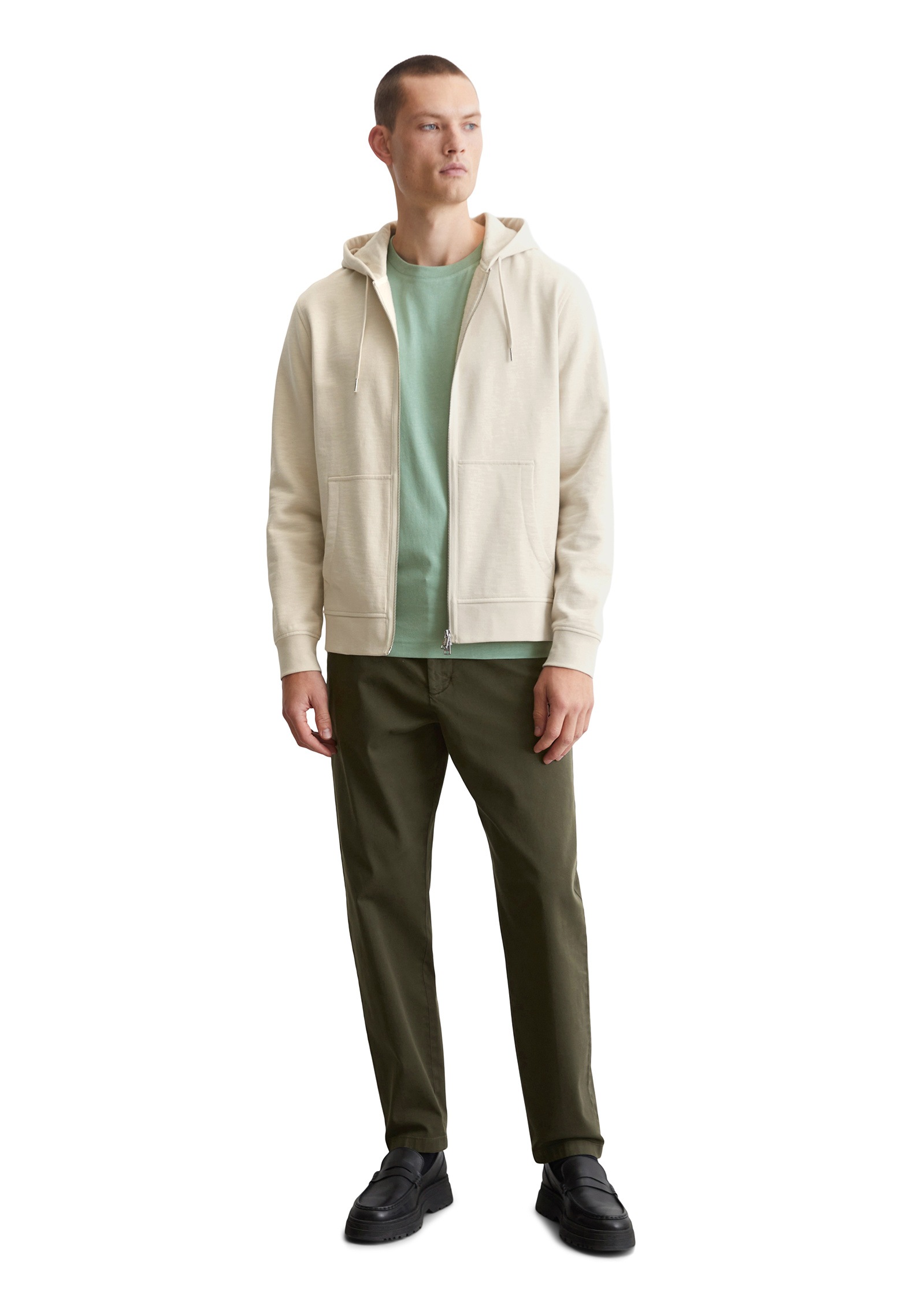 Marc O'Polo Sweatjacke »aus Bio-Baumwolle«