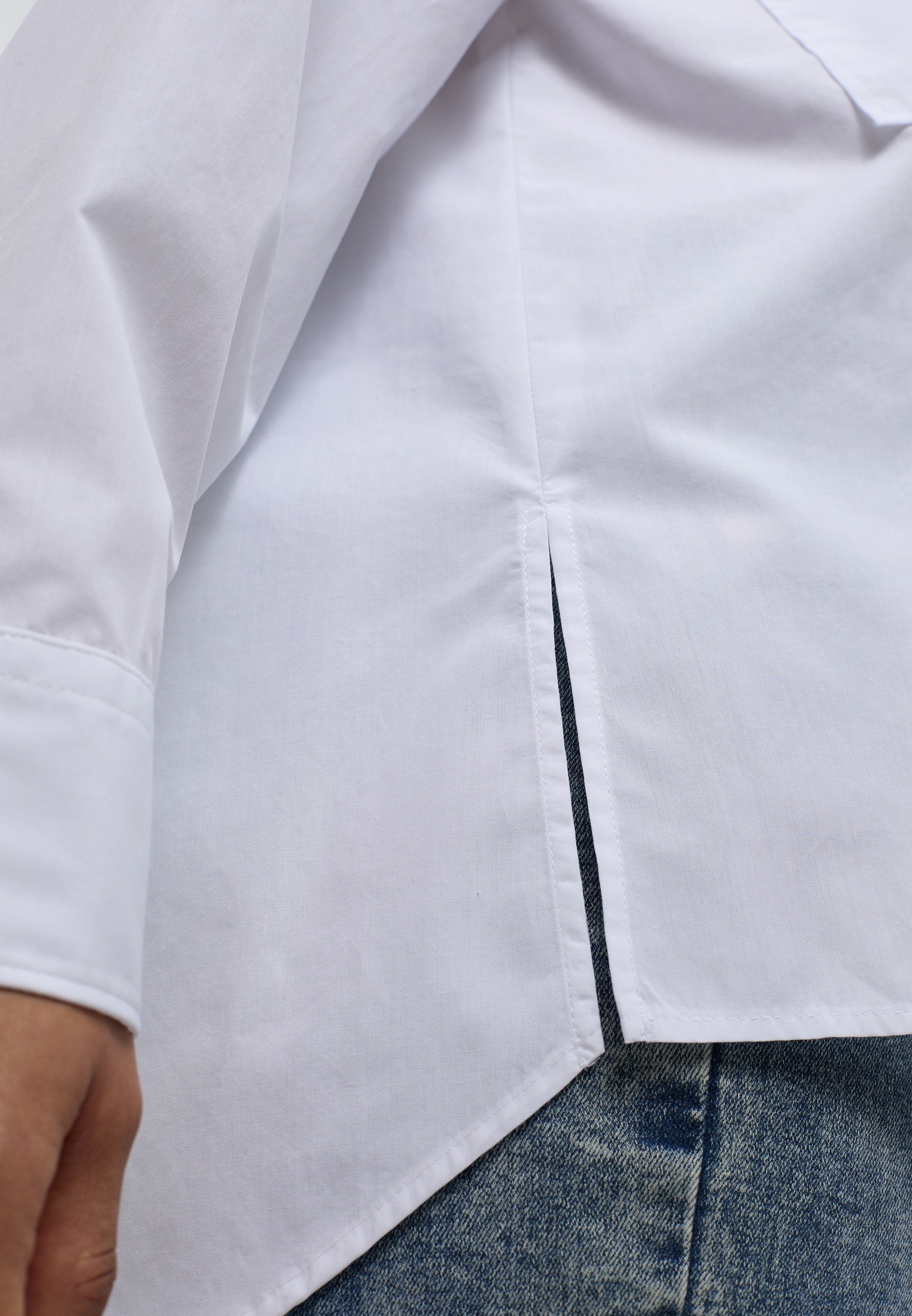 Thumbnail - Eterna Longbluse "OVERSIZE FIT" EASY IRON (bügelleicht)