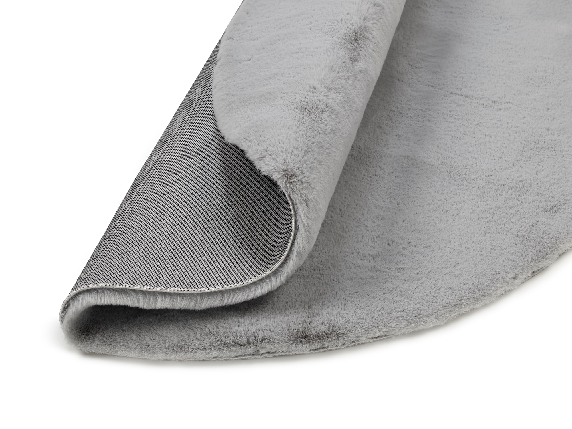 OCI DIE TEPPICHMARKE Teppich »ROCKY SOFT«, rund, 35 mm Höhe, Kunstfell, weich, kuschelig, maschinell gewebt, waschbar