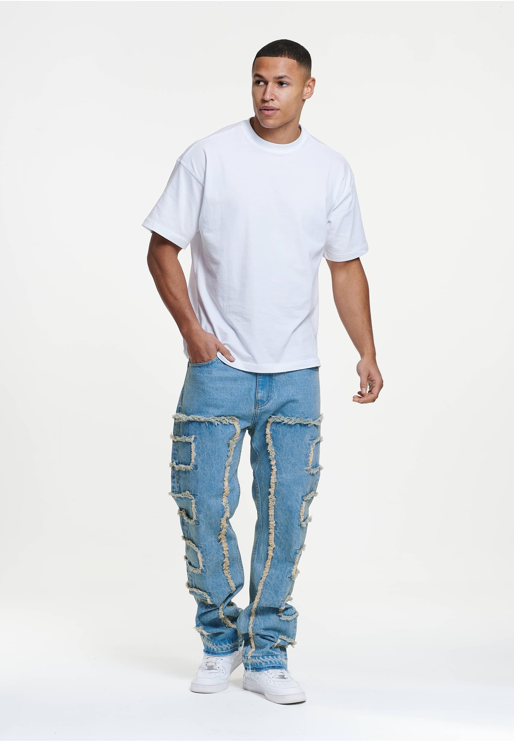2Y Studios Bequeme Jeans »2Y Studios Kosa Destroyed Straight Jeans«