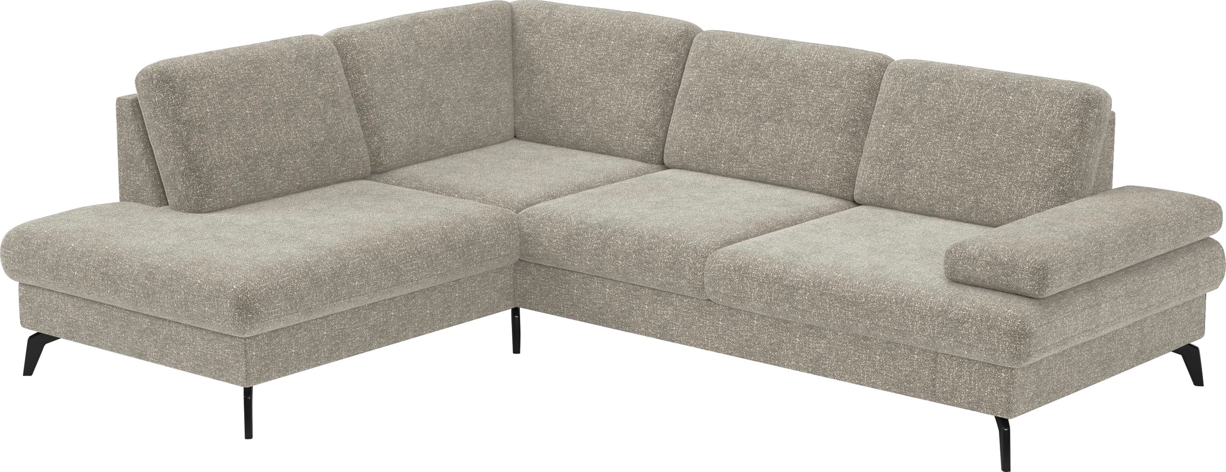 sit&more Ecksofa »Morris L-Form, inkl. Sitztiefenverstellung«, wahlweise mit Armteilverstellung, Bettfunktion & Bettkasten