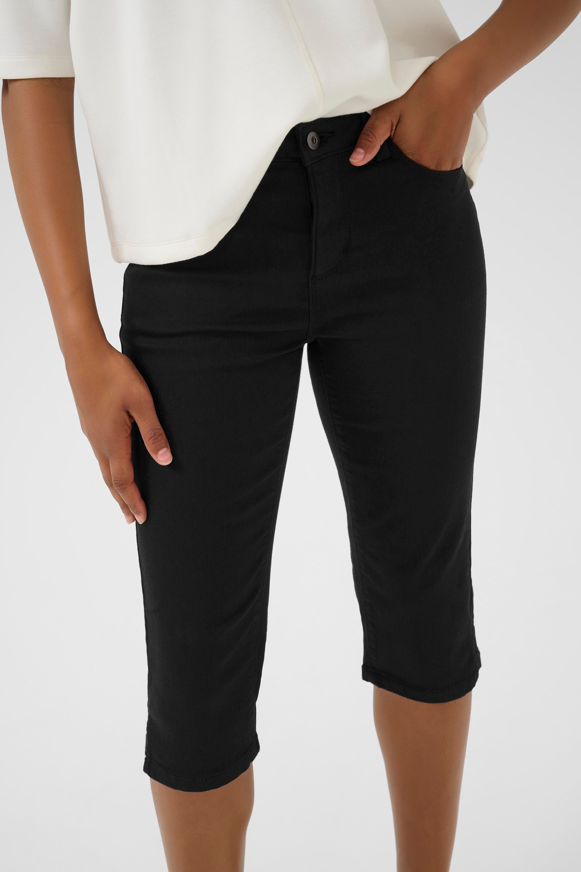 KAFFE Caprijeans »Damen Denim Caprihose KAzelina«