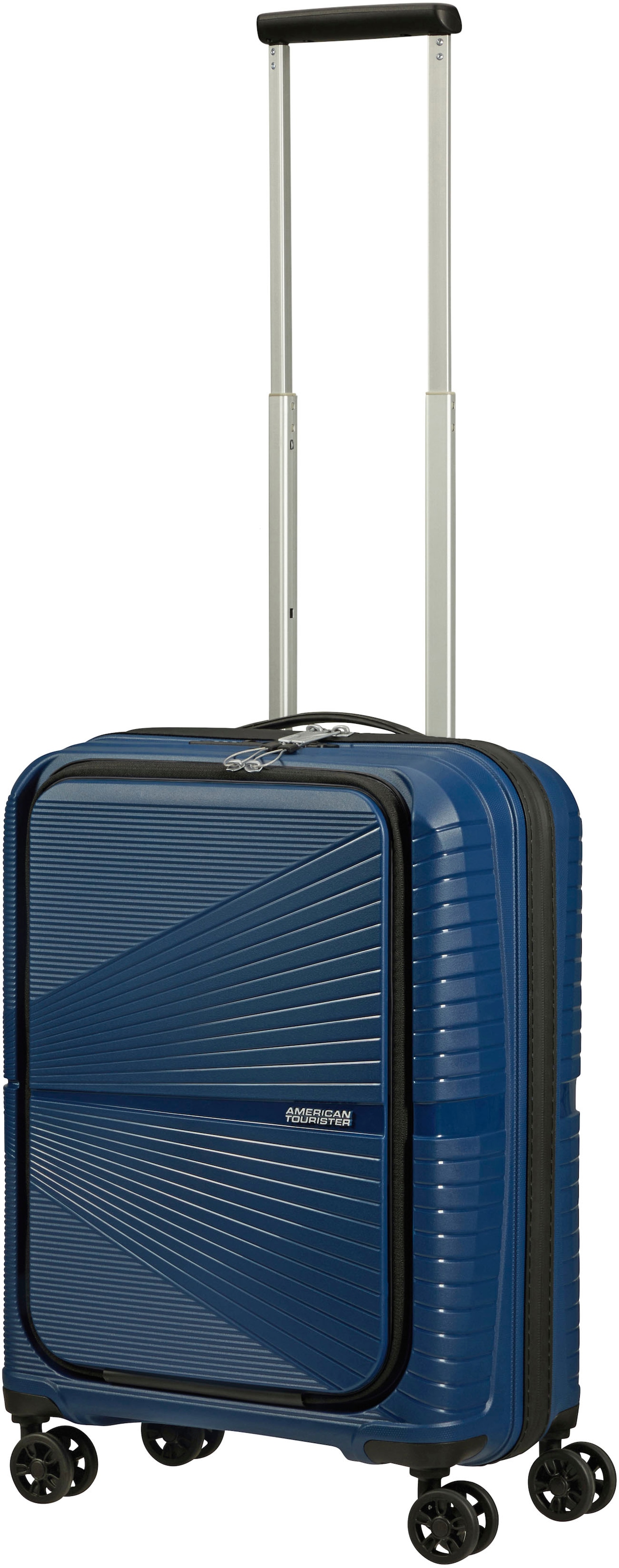 American Tourister Hartschalen-Trolley "AIRCONIC 55", 4 St. Rollen, mit 15,6-Zoll Laptopfach, Tabletfach und USB-Schleus