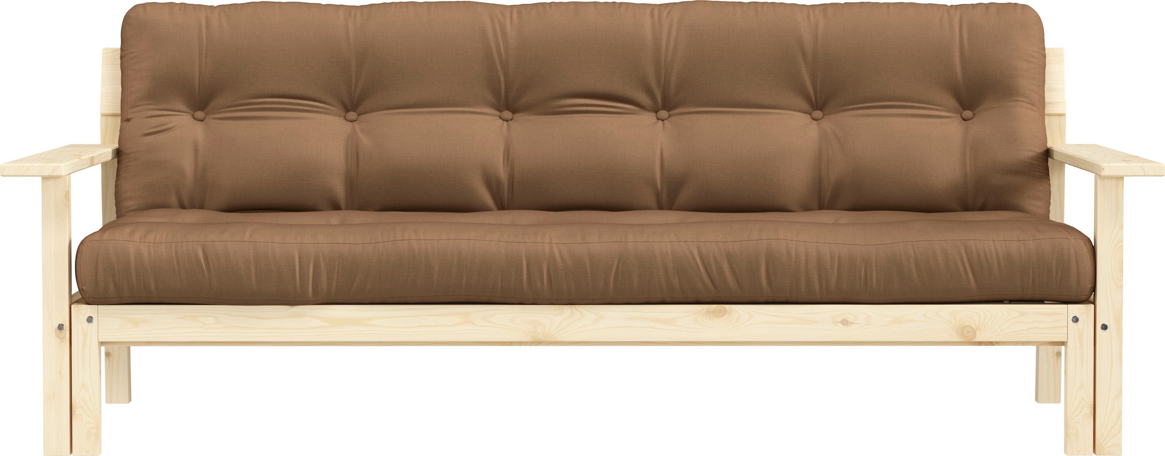 Karup Design Schlafsofa "Unwind", Mit Holzstruktur, inkl. Futonmatratze, Liegefläche 130x190 cm