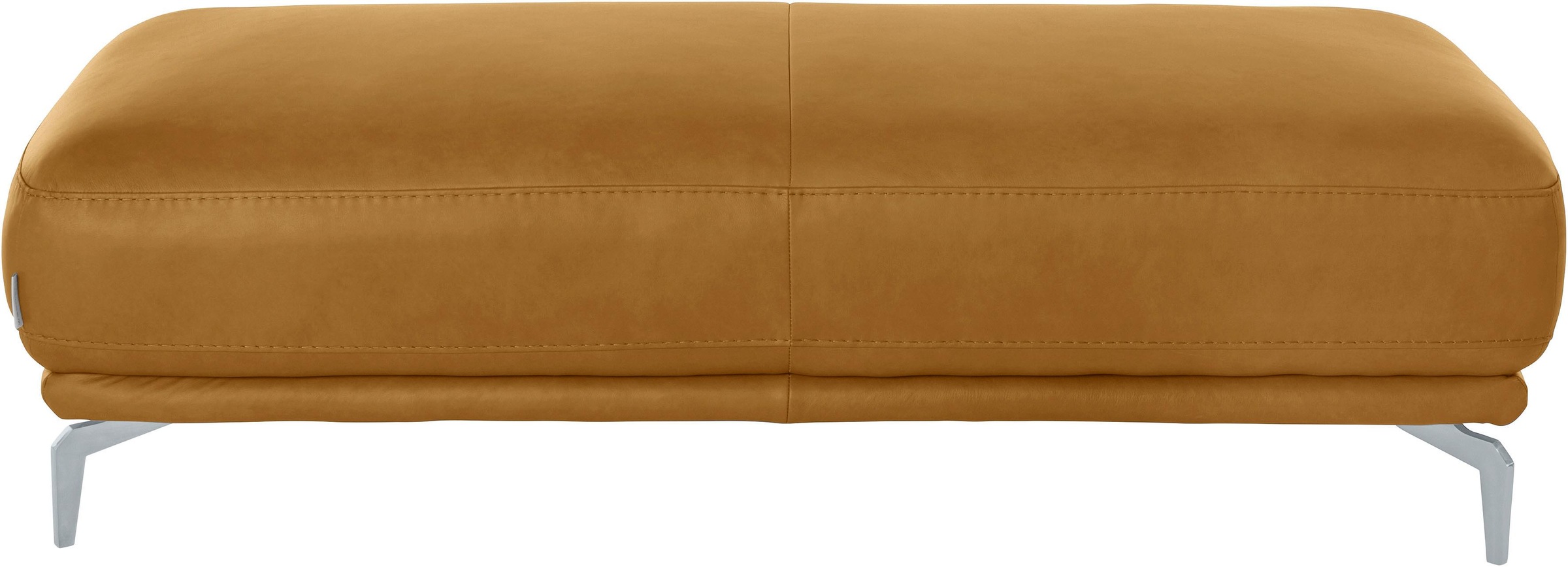 W.SCHILLIG Hocker »montanaa«, mit Metallfüßen in Silber matt, Breite 141 cm