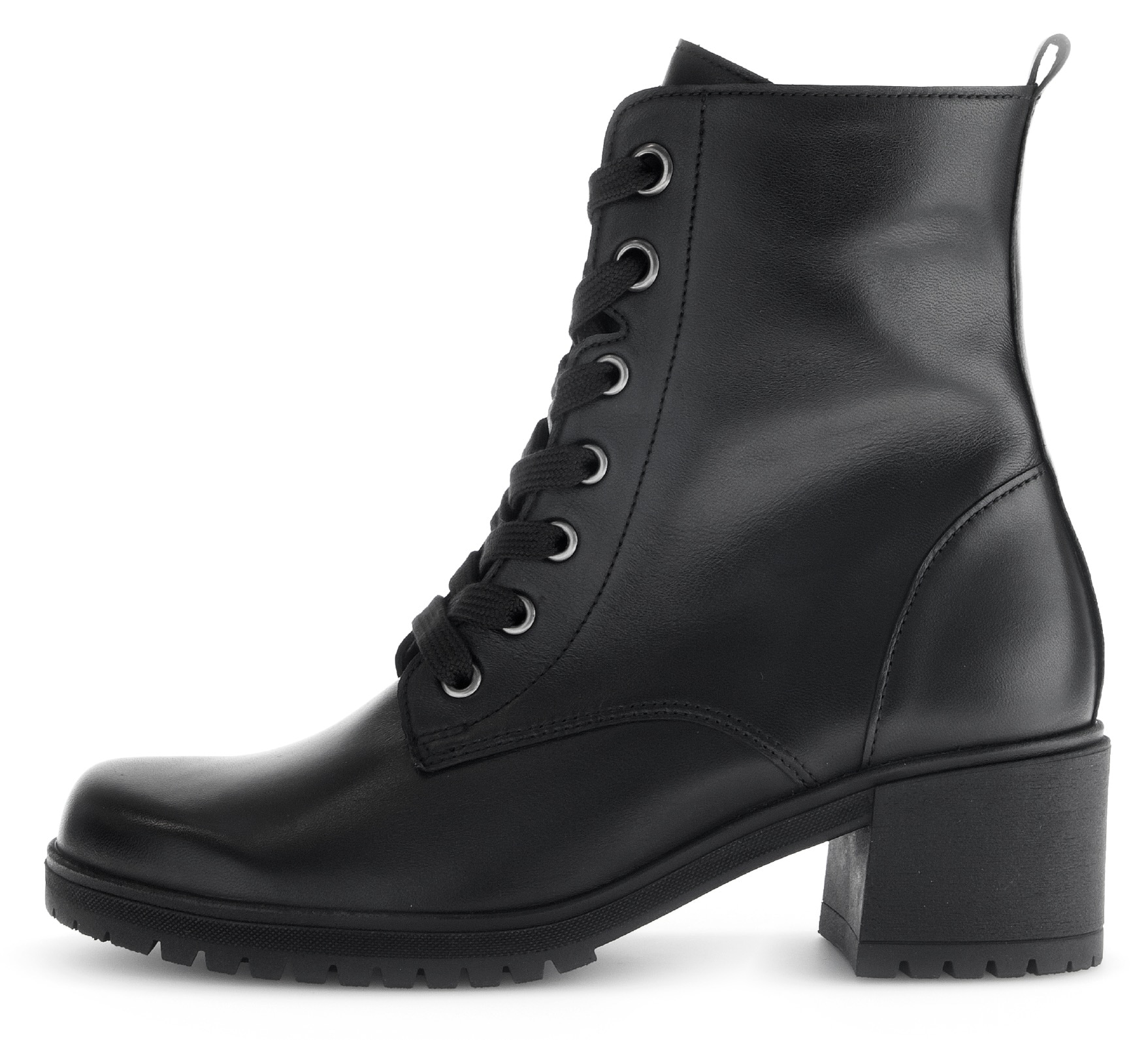 Gabor Schnürstiefelette, Blockabsatz, Schnürboots, Stiefelette mit Best Fitting-Ausstattung