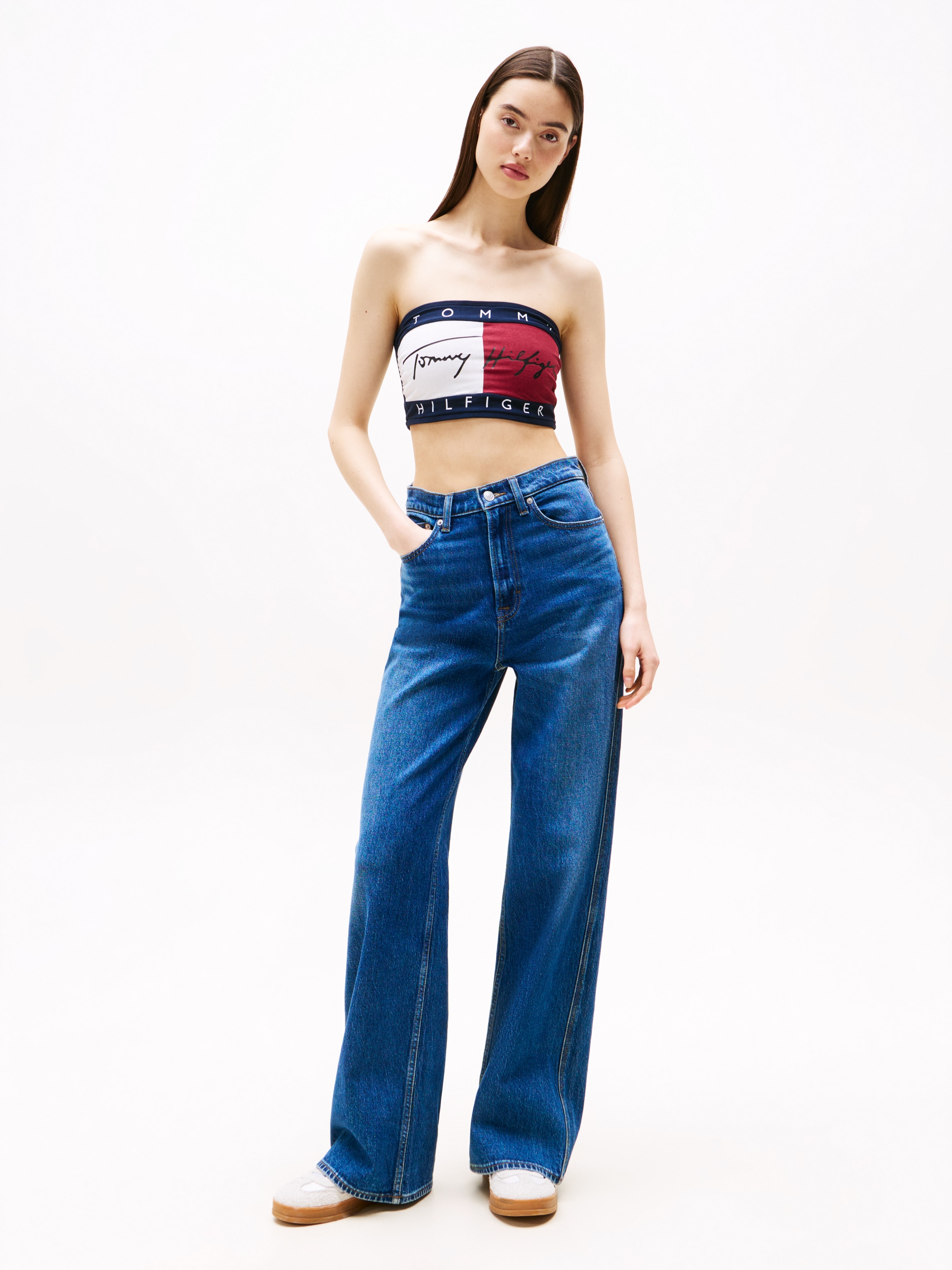 Tommy Hilfiger Underwear Bandeau-BH »BANDEAU«, in Colorblock-Optik, Iconic Tommy Style Aliyah Hip Hop Street