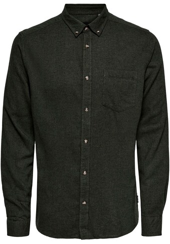 ONLY & SONS Flanellhemd »SIMON LIFE SOLID FLANNEL SHIRT« kaufen