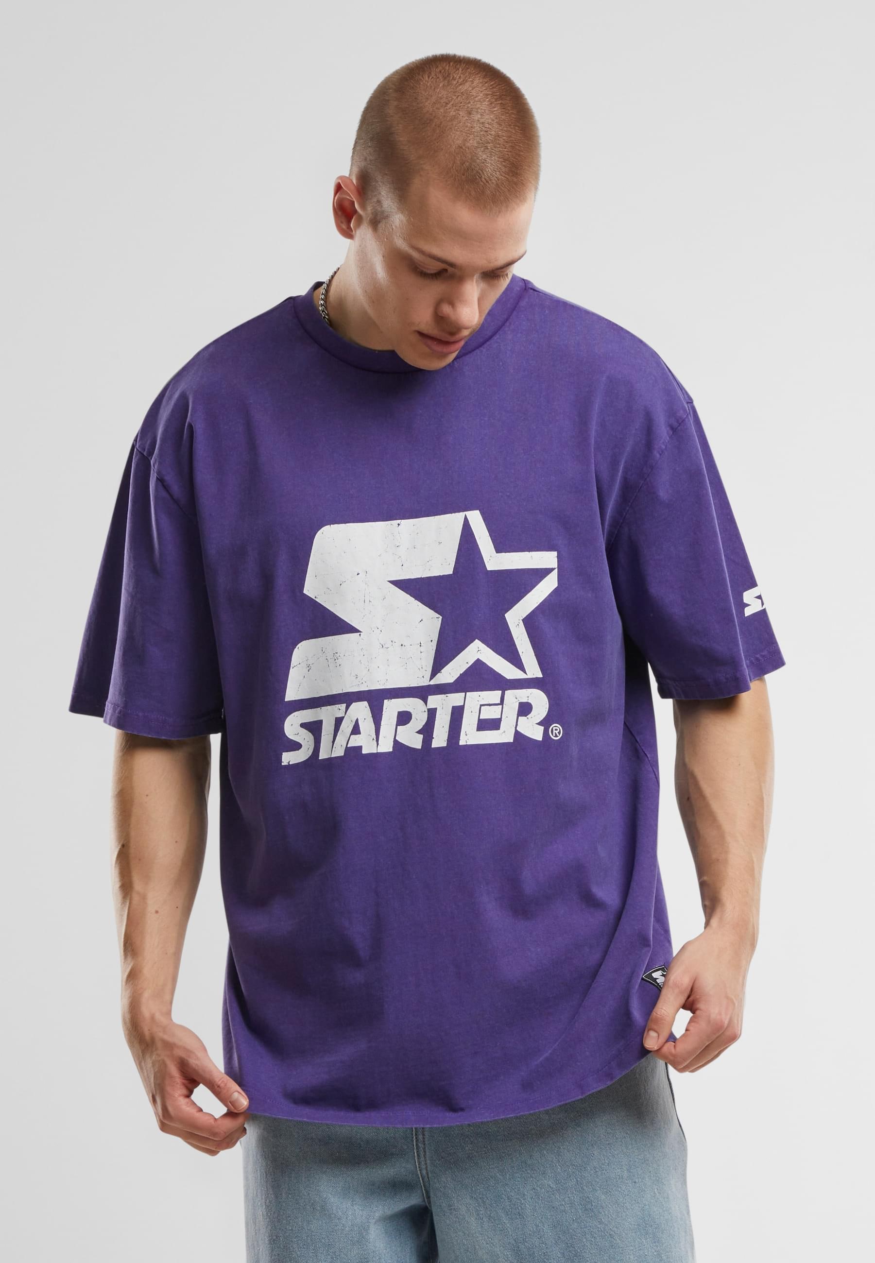 Starter Black Label T-Shirt »Starter Black Label Starter Logo Oversize Acid Tee«, (1 tlg.)