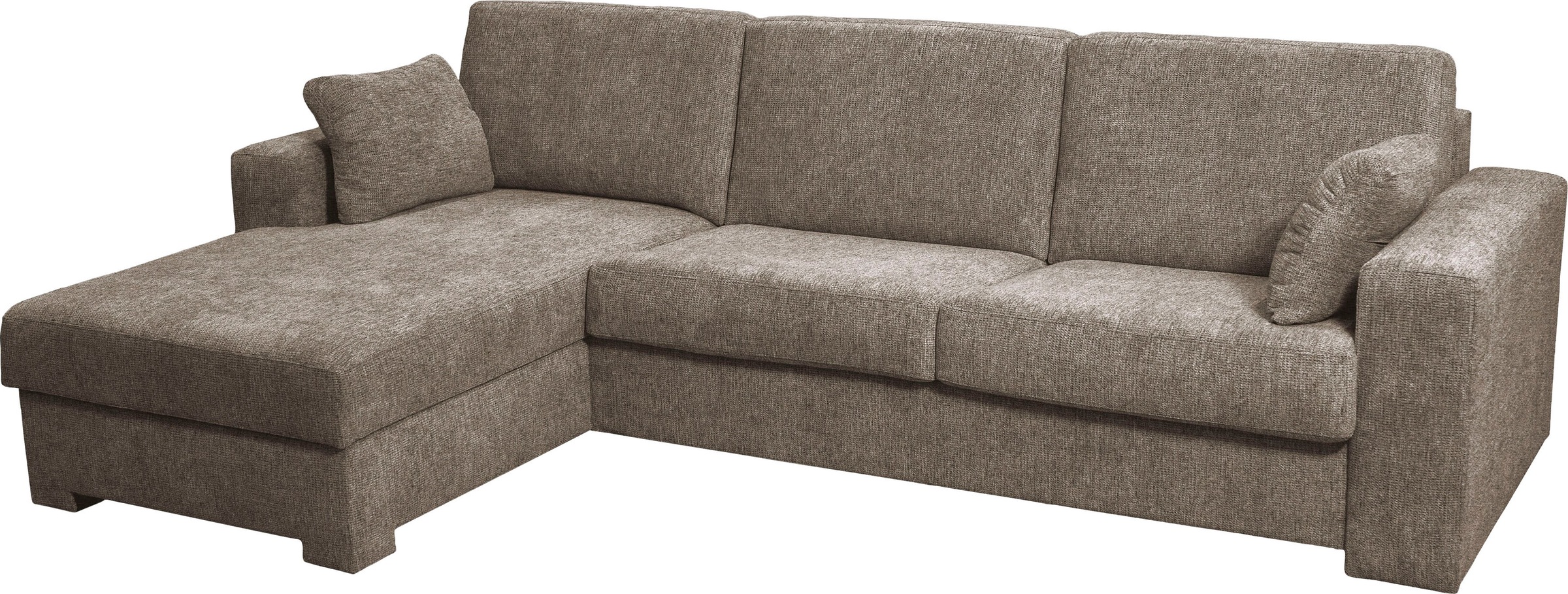 Home affaire Ecksofa Roma "L" Dauerschlaffunktion, mit Unterfederung, Matratzenhöhe 14cm, Liegemaße ca 163x198 cm, L-Form