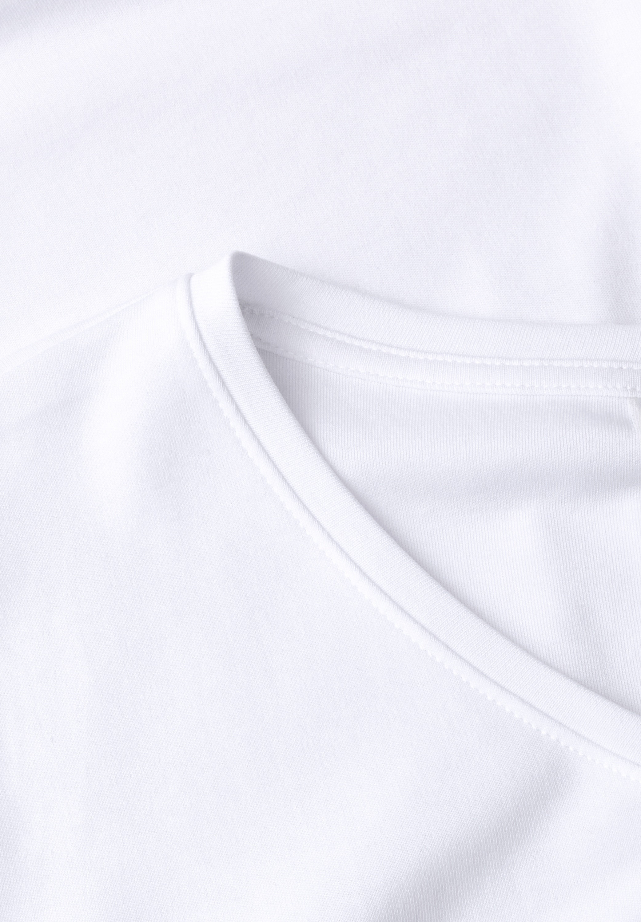 Cecil V-Shirt aus reiner Baumwolle
