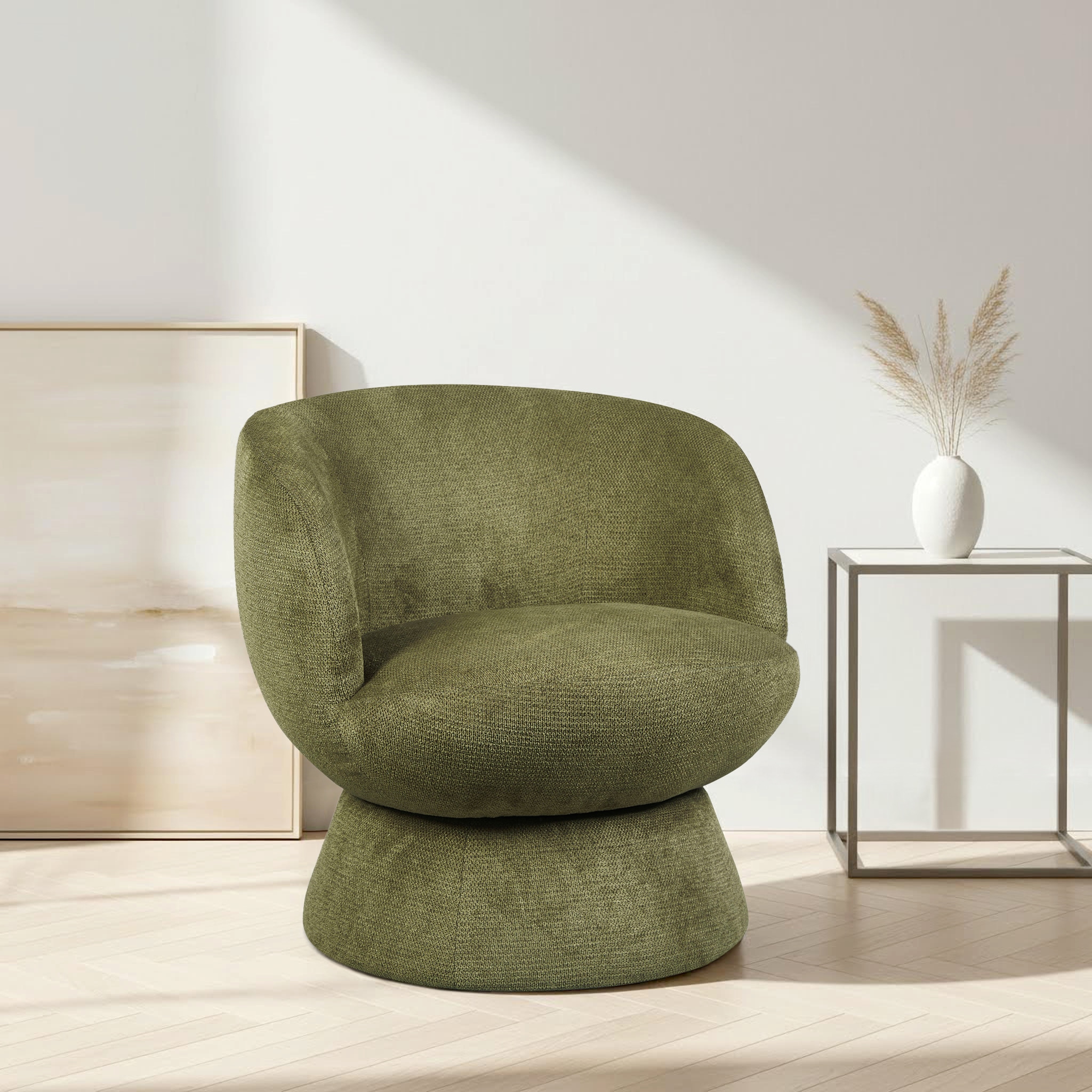 OTTO home Drehsessel "ZAZZA Lese-Sessel, TV-Sessel, Loungesessel" 360 drehbar, feiner Struktur-Bezug