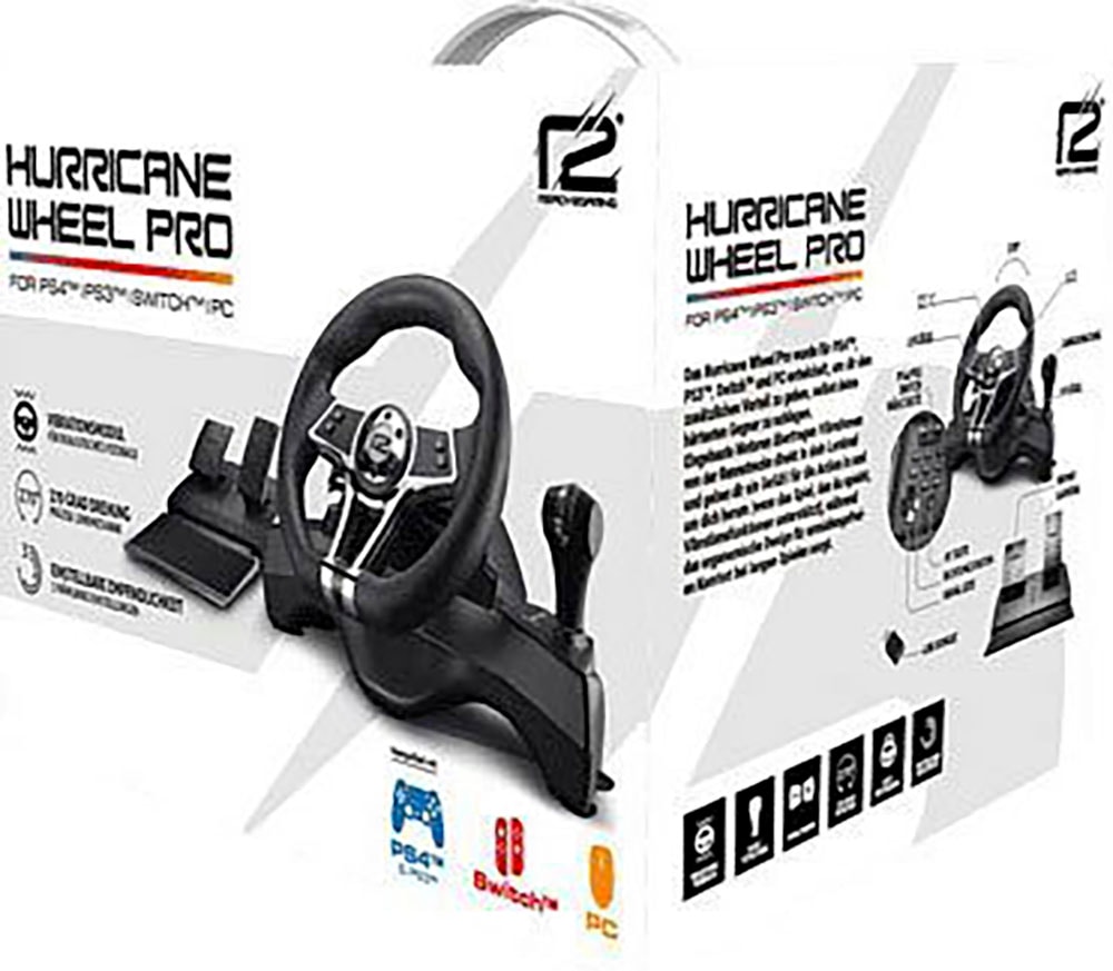 Ready2gaming Gaming-Controller »Hurricane Pro Lenkrad + The Crew Motorfest«