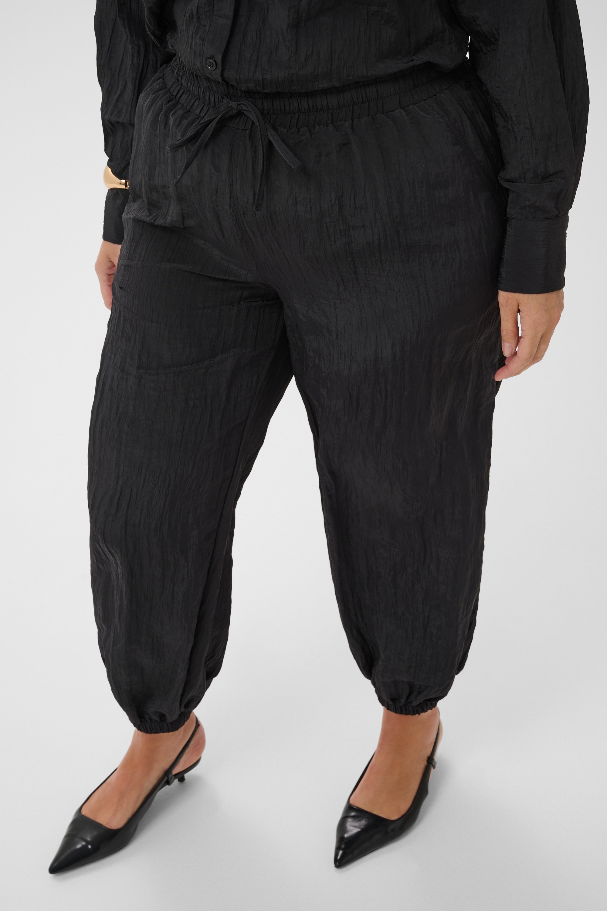 KAFFE Curve Stoffhose »Damen Casual Hose KCdabbie«