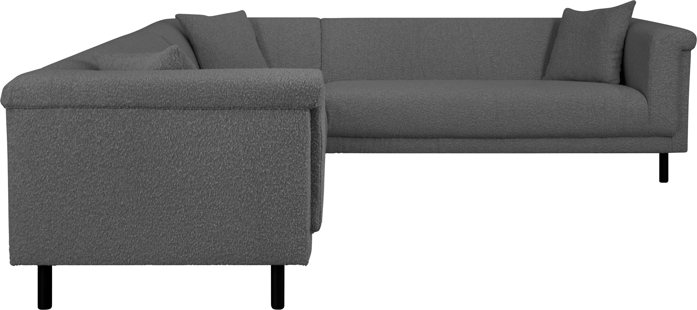 Home affaire Ecksofa "AGNIA L-Form B/T/H: 244/244/71 cm" incl. Zierkissen, günstig online kaufen