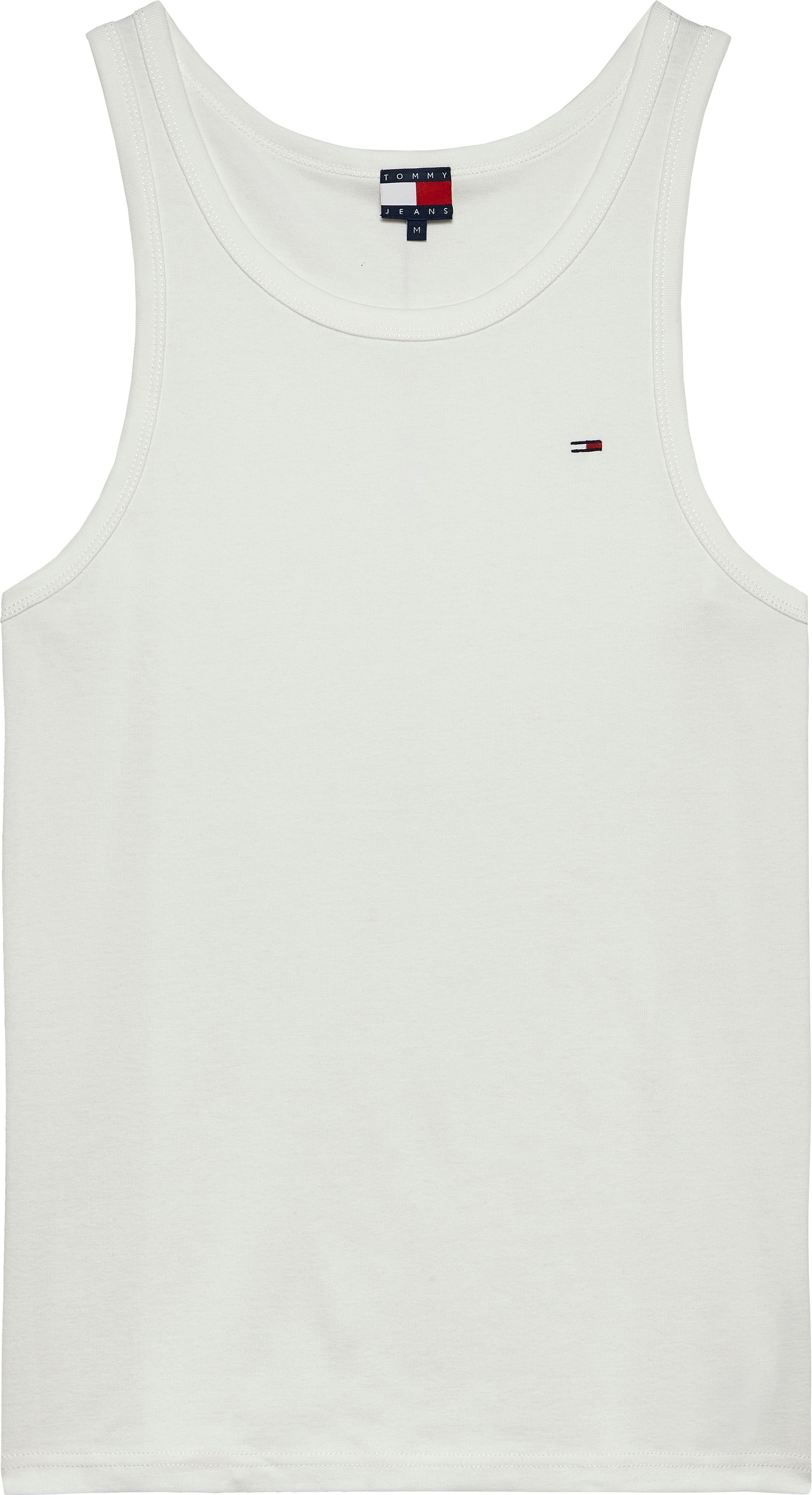 Thumbnail - Tommy Jeans Tanktop "TJM XSLIM 3 PACK FLAG TANK EXT" Mit tiefem Rundhalsausschnitt