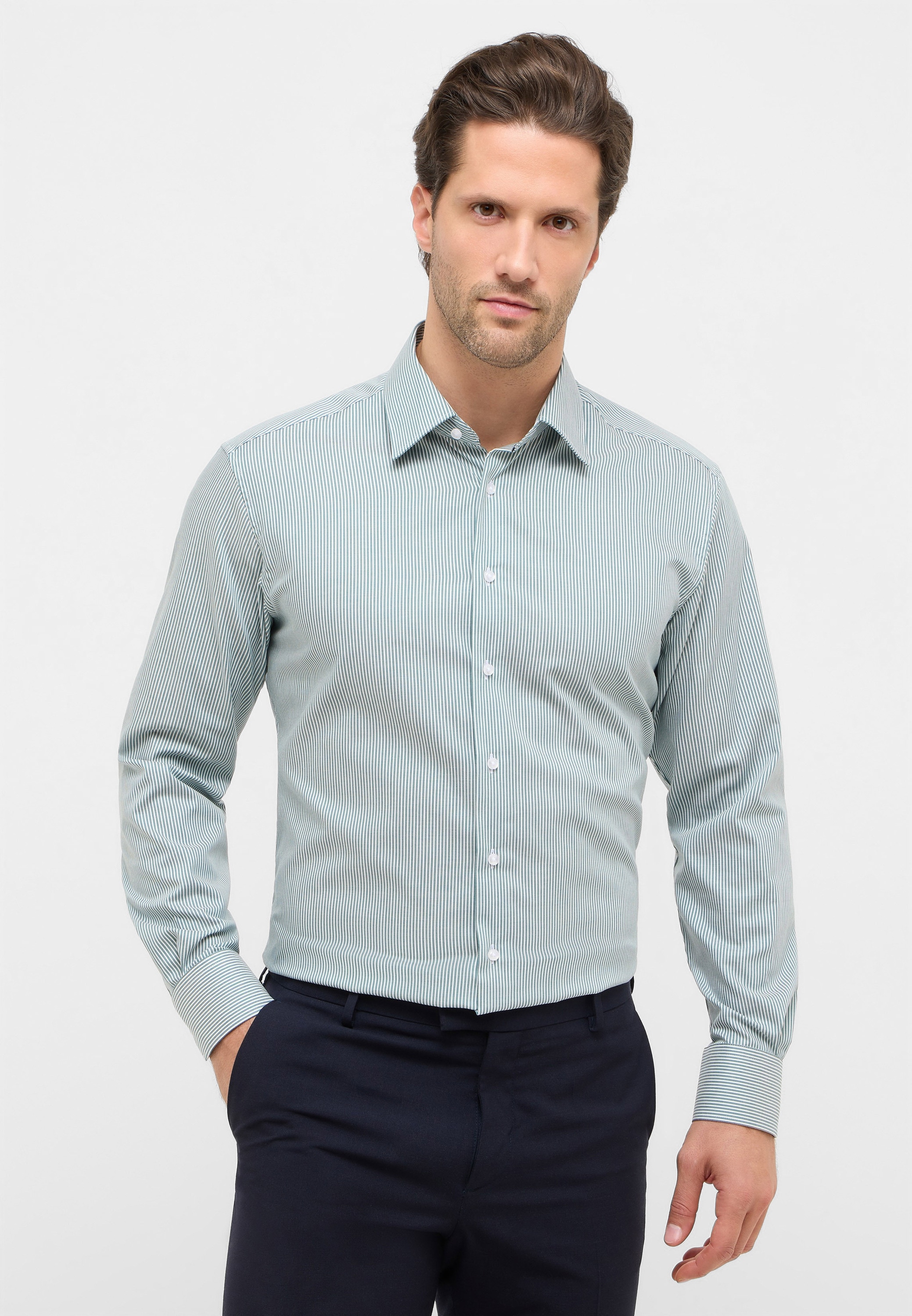 Eterna Langarmhemd "MODERN FIT" NON IRON (bügelfrei) günstig online kaufen