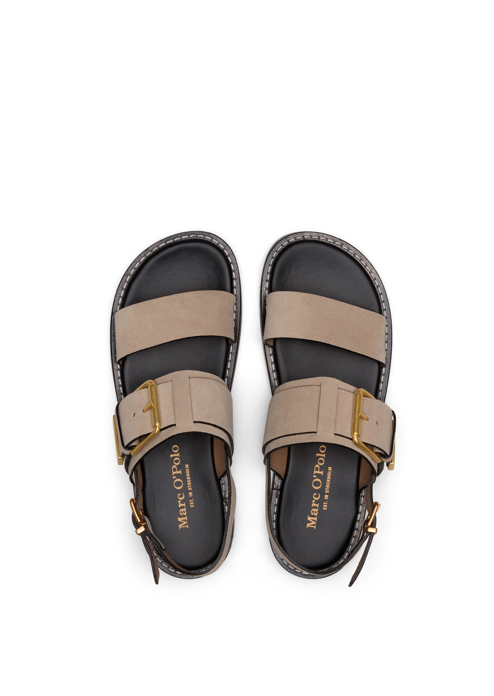 Marc O'Polo Sandale »aus weichem Veloursleder«
