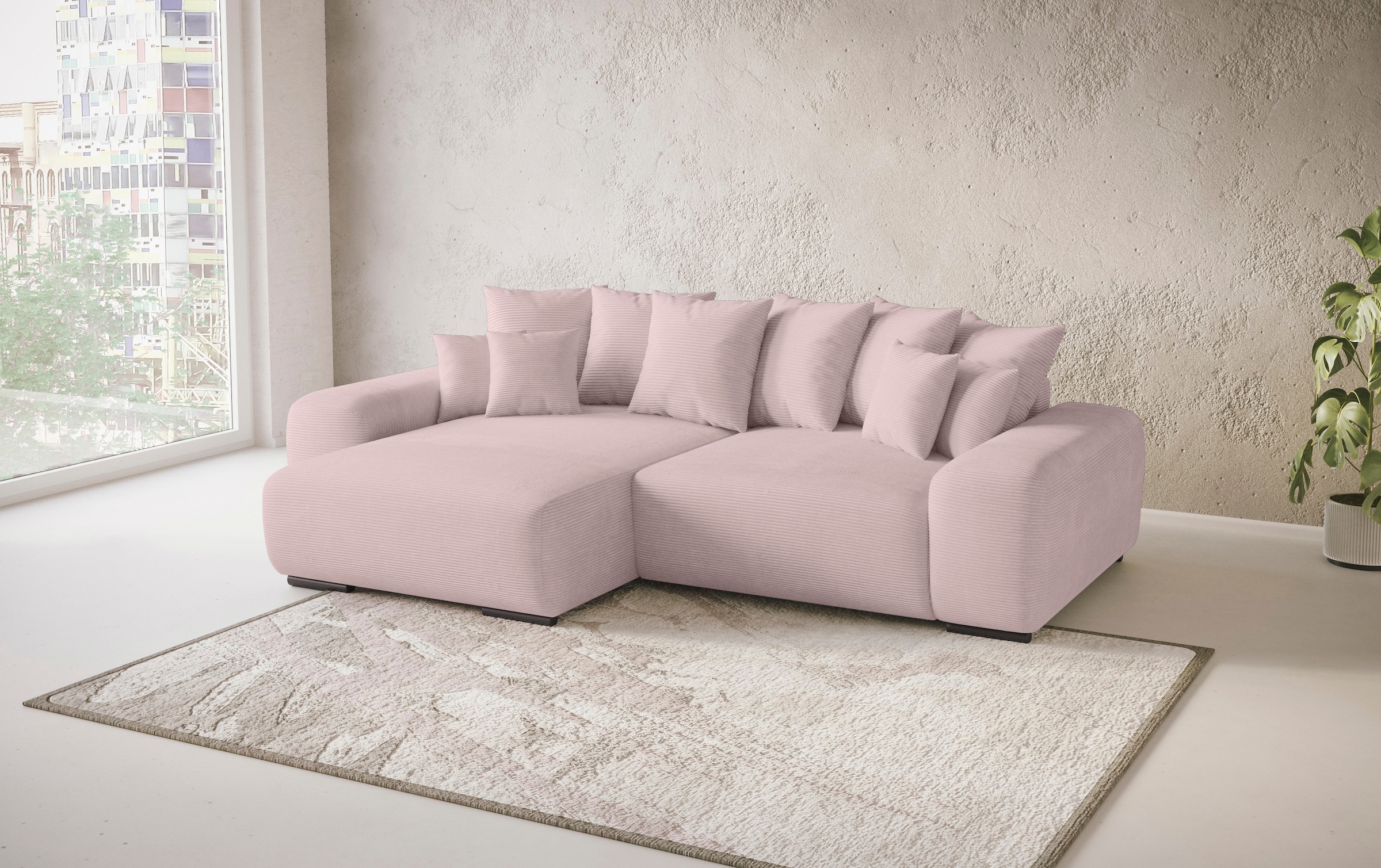 Mr. Couch Polsterecke "Sundance, L-Form", Dauerschläfer mit Bett, Bettkaste günstig online kaufen