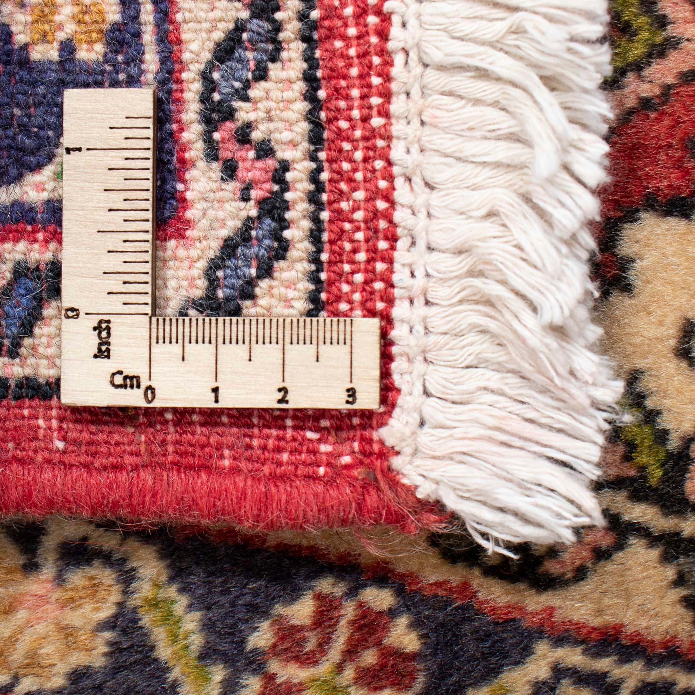 morgenland Orientteppich »Perser - Nomadic - 97 x 58 cm - dunkelrot«, rechteckig, Wohnzimmer, Handgeknüpft, Einzelstück mit Zertifikat