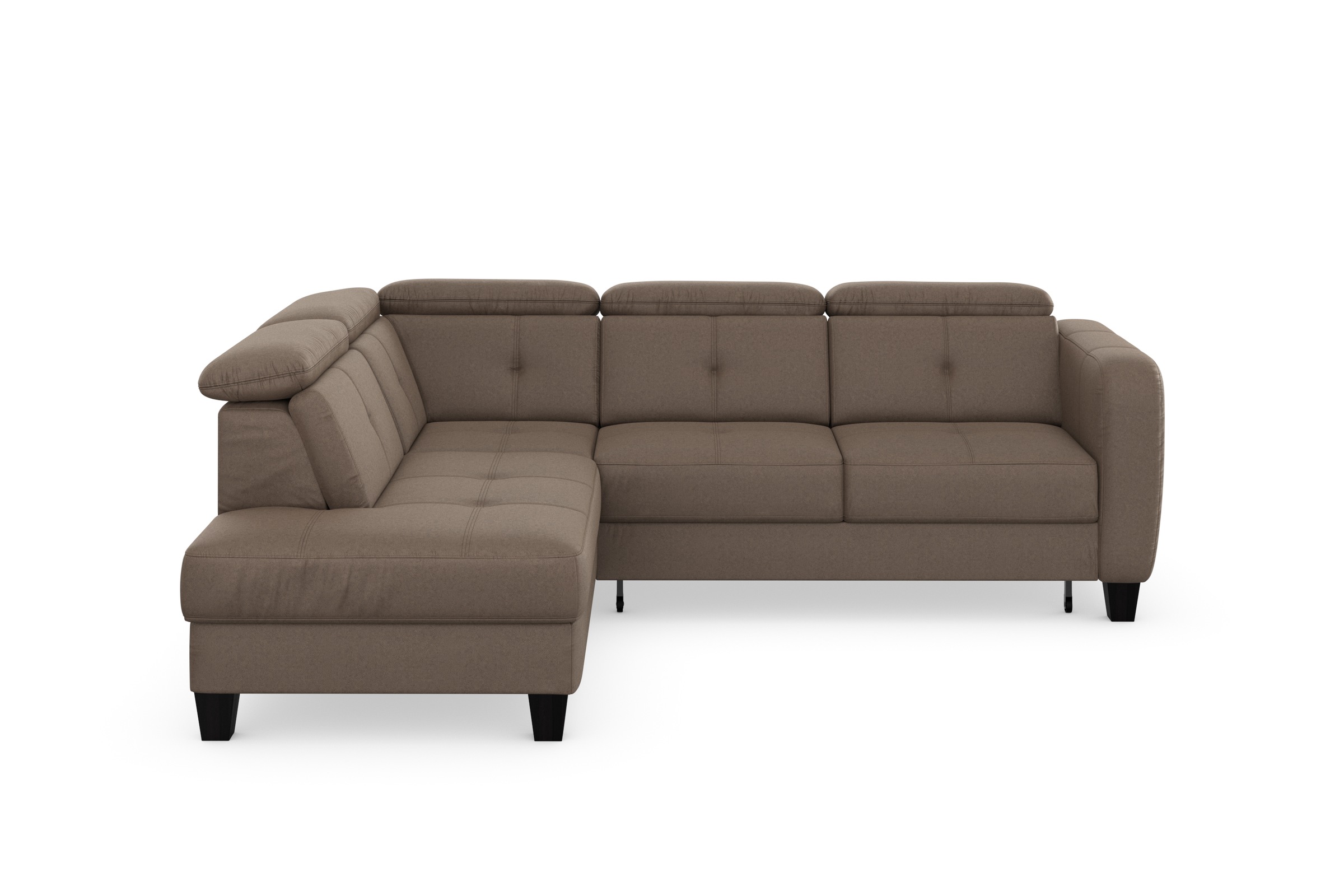 sit&more Ecksofa "Belluci L-Form" inklusive Federkern, wahlweise mit Bettfu günstig online kaufen