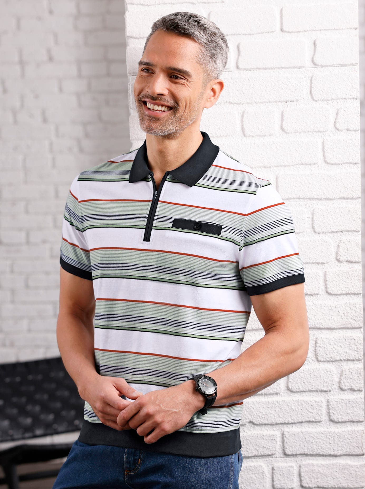 Classic Poloshirt "Kurzarm-Poloshirt" 1 Stk. tlg. günstig online kaufen