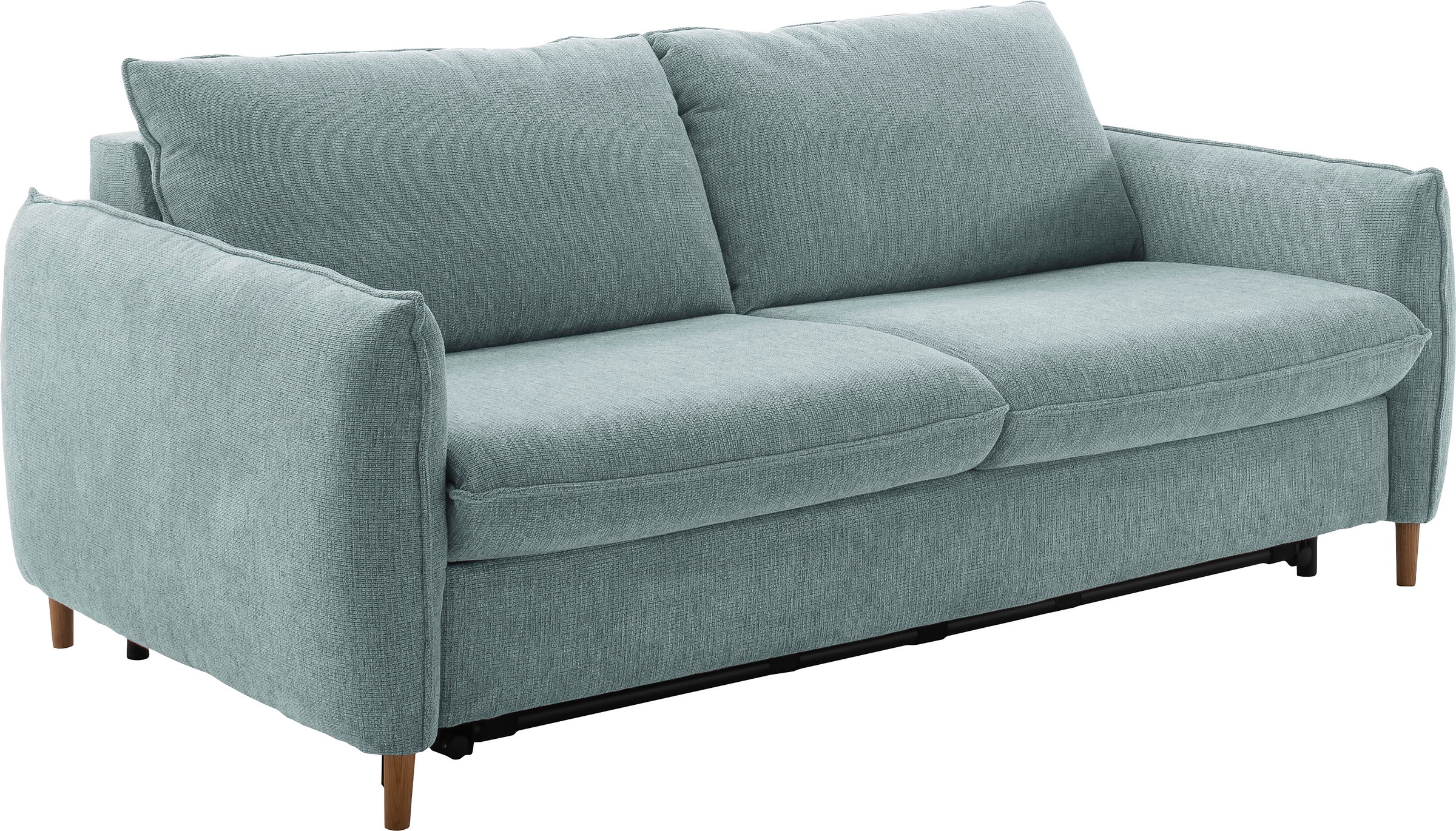Places of Style Schlafsofa »Bacoli für Dauerschläfer geeignet durch hochwertigen Faltbeschlag«, in 3 Breiten und 3 Matratzenausführungen, belastbar 200 bis 270 kg