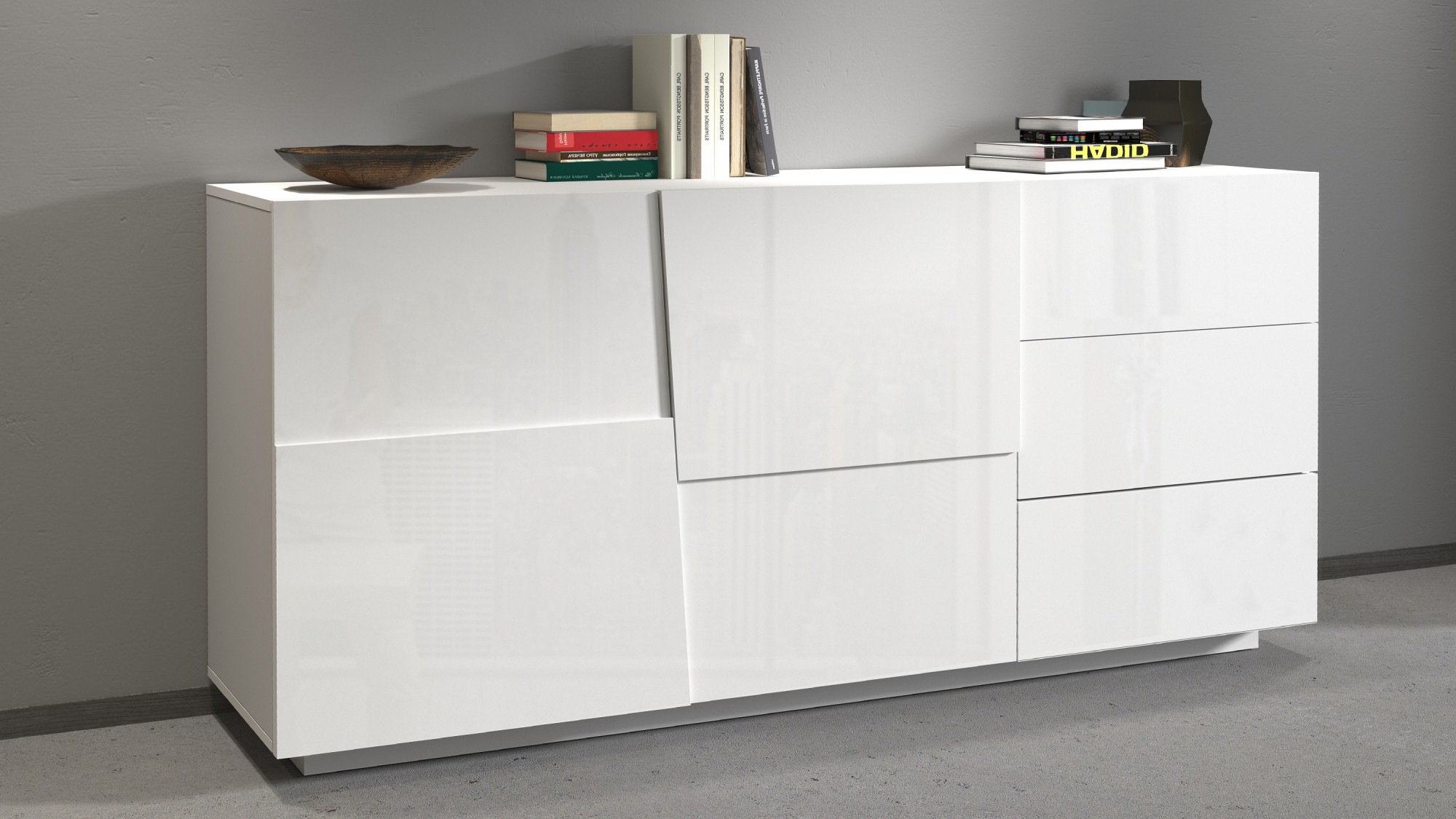 Home affaire Sideboard "Pongo" 1 Stk. tlg. günstig online kaufen