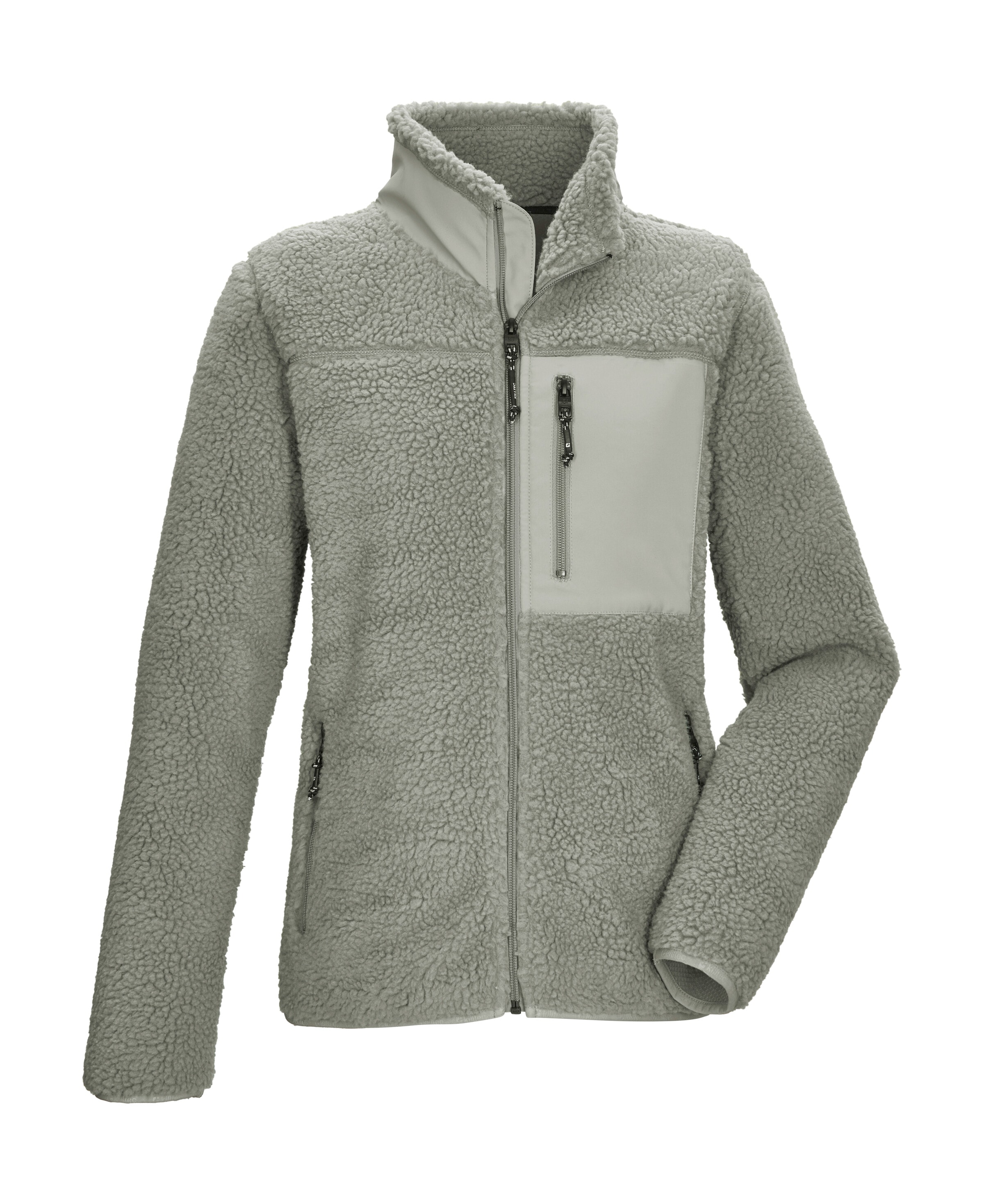 Killtec Fleecejacke "KOW 23 WMN FLC JCKT" Sherpa Fleecejacke, Zippertaschen, Kinnschutz, Midlayer