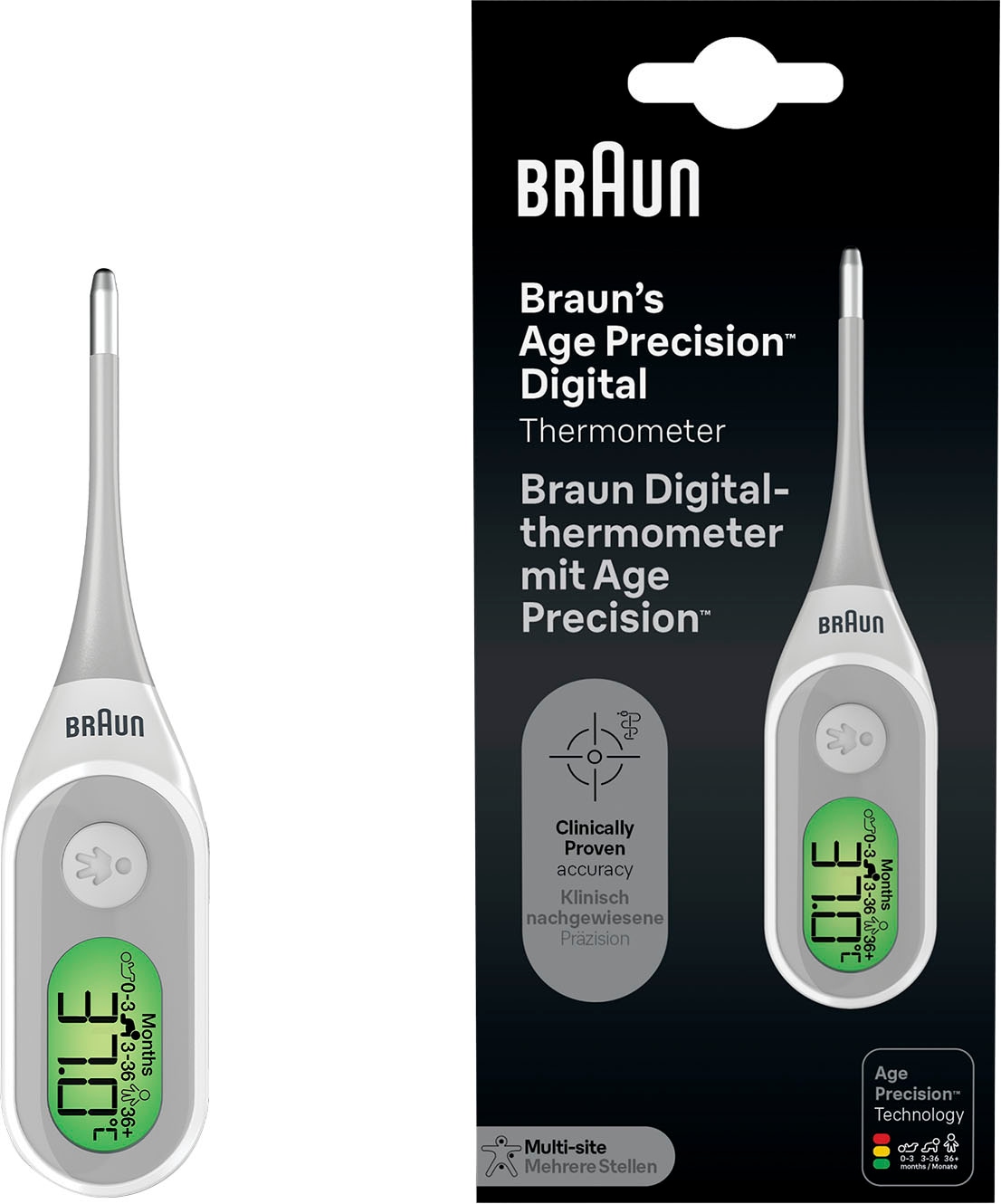Braun Fieberthermometer »PRT2000 Digitalther...