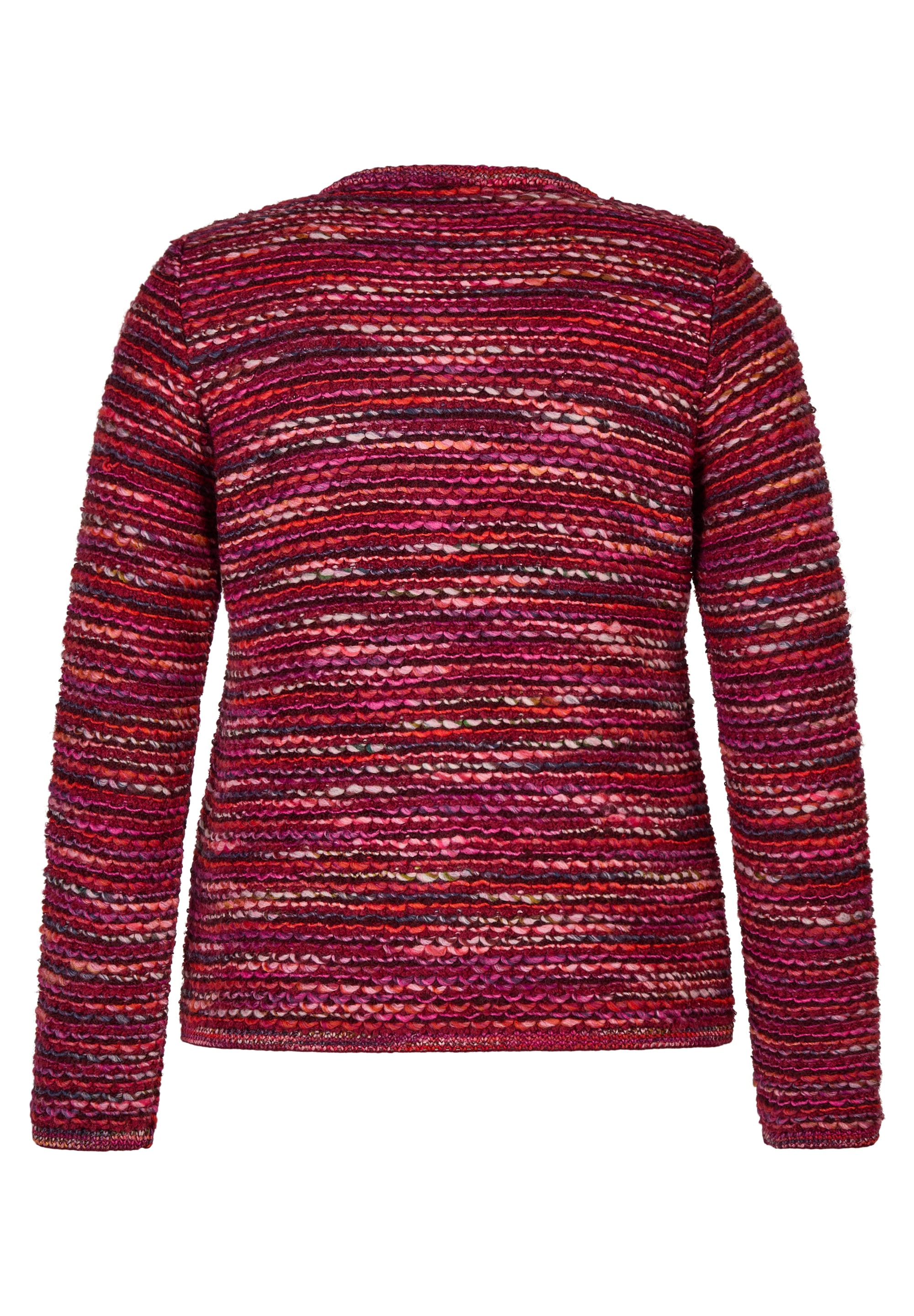 Rabe Strickjacke , im Streifen-Design und in Strick-Optik
