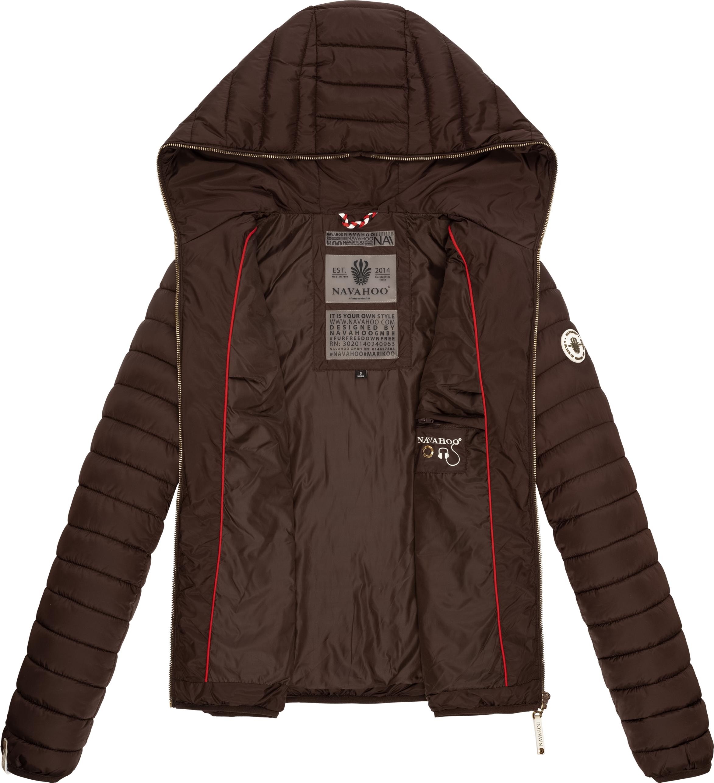 Navahoo Steppjacke »Ich Bin Hübsch«, mit Kapuze, leichte Übergangsjacke mit Kapuze
