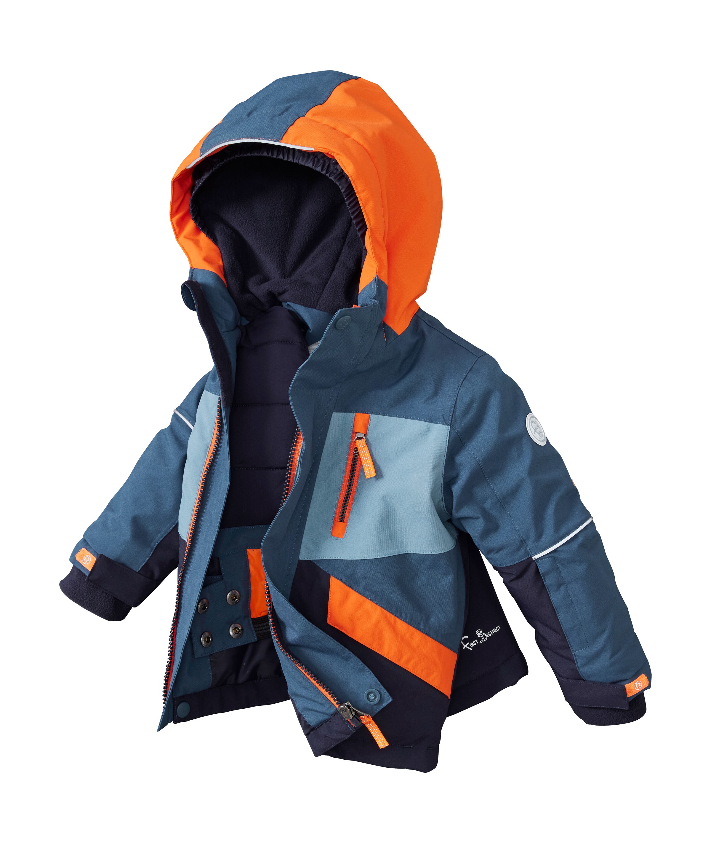 first instinct by killtec Skijacke »FISW 40 MNS SKI JCKT«, Wind- und wasserdichte Kinderjacke, erweiterbare Ärmel, PFAs-frei
