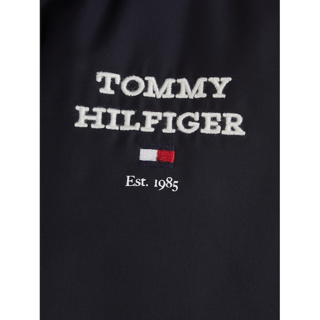 Tommy Hilfiger Bomberjacke »TH LOGO BOMBER JACKET«, mit Kapuze, mit  Logostickerei auf der Brust bestellen | BAUR